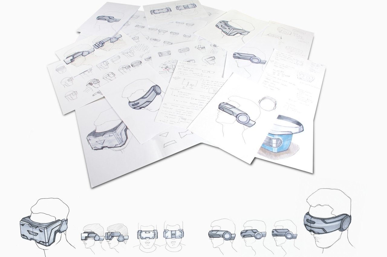 VM Anoop，Hybrid reality headset，Cyberpunk，maya，VR glasses，