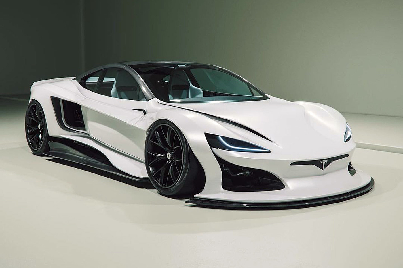 Electric vehicle，automobile，Tesla，concept，