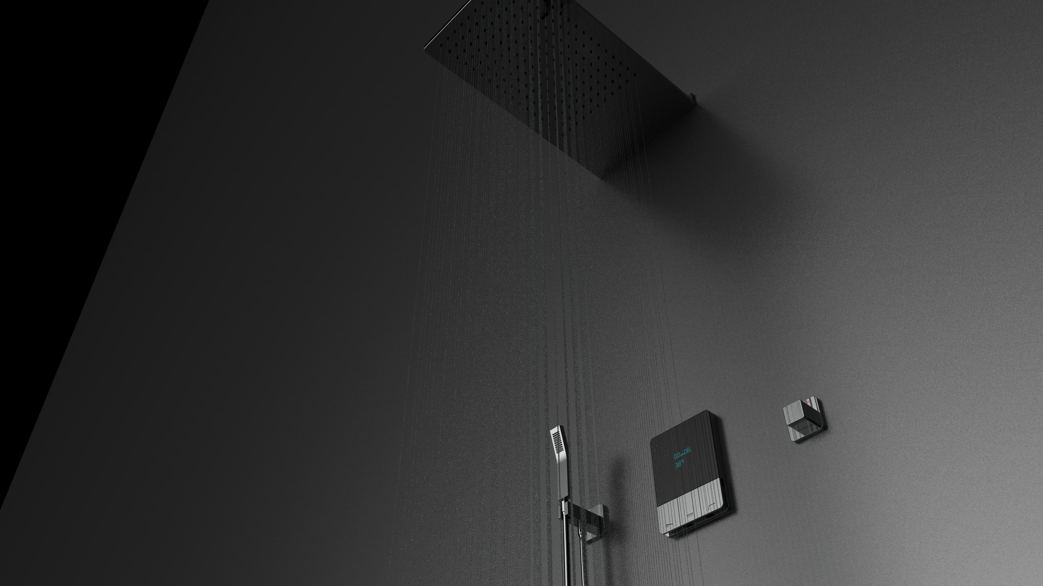 Concealed shower，