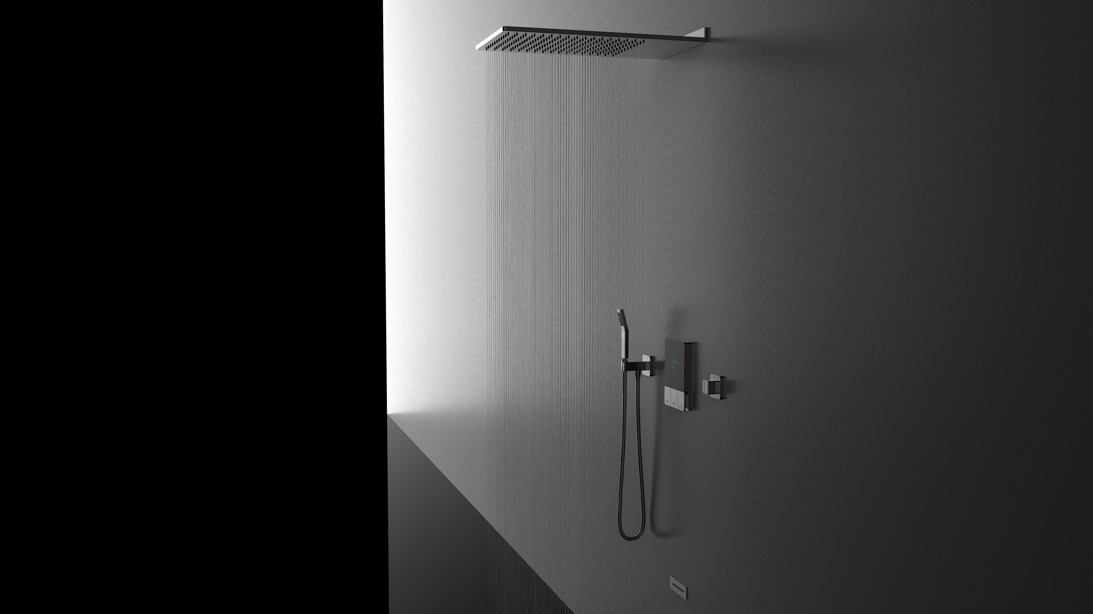 Concealed shower，