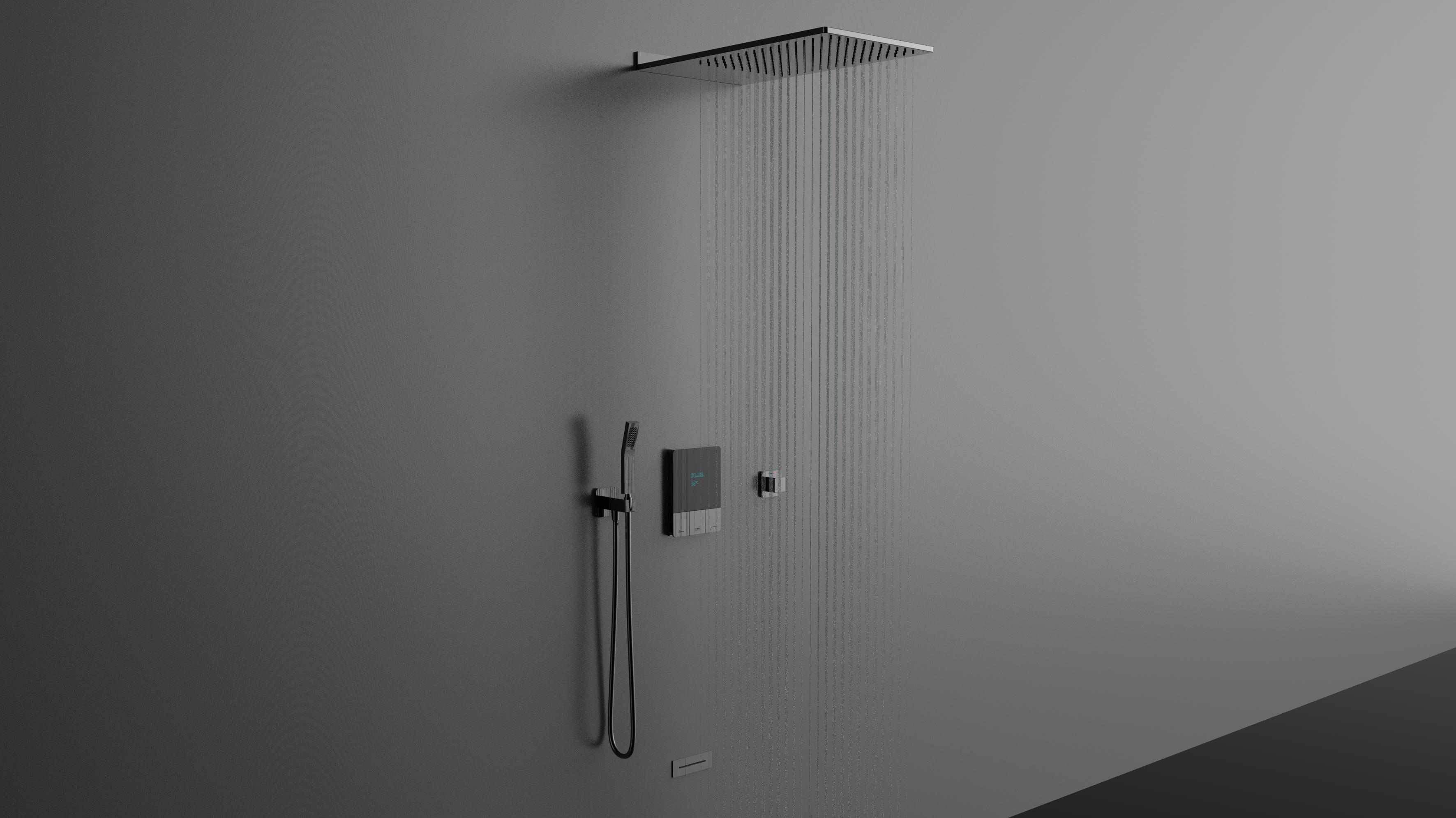 Concealed shower，