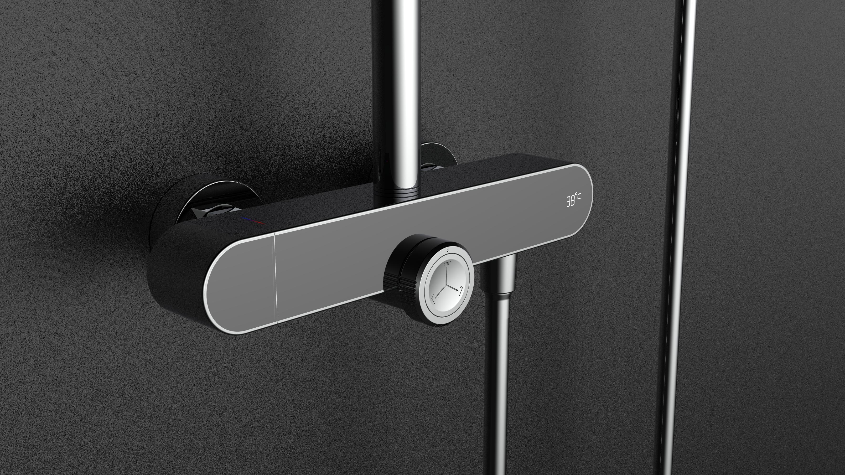 Temperature display, simple shape，