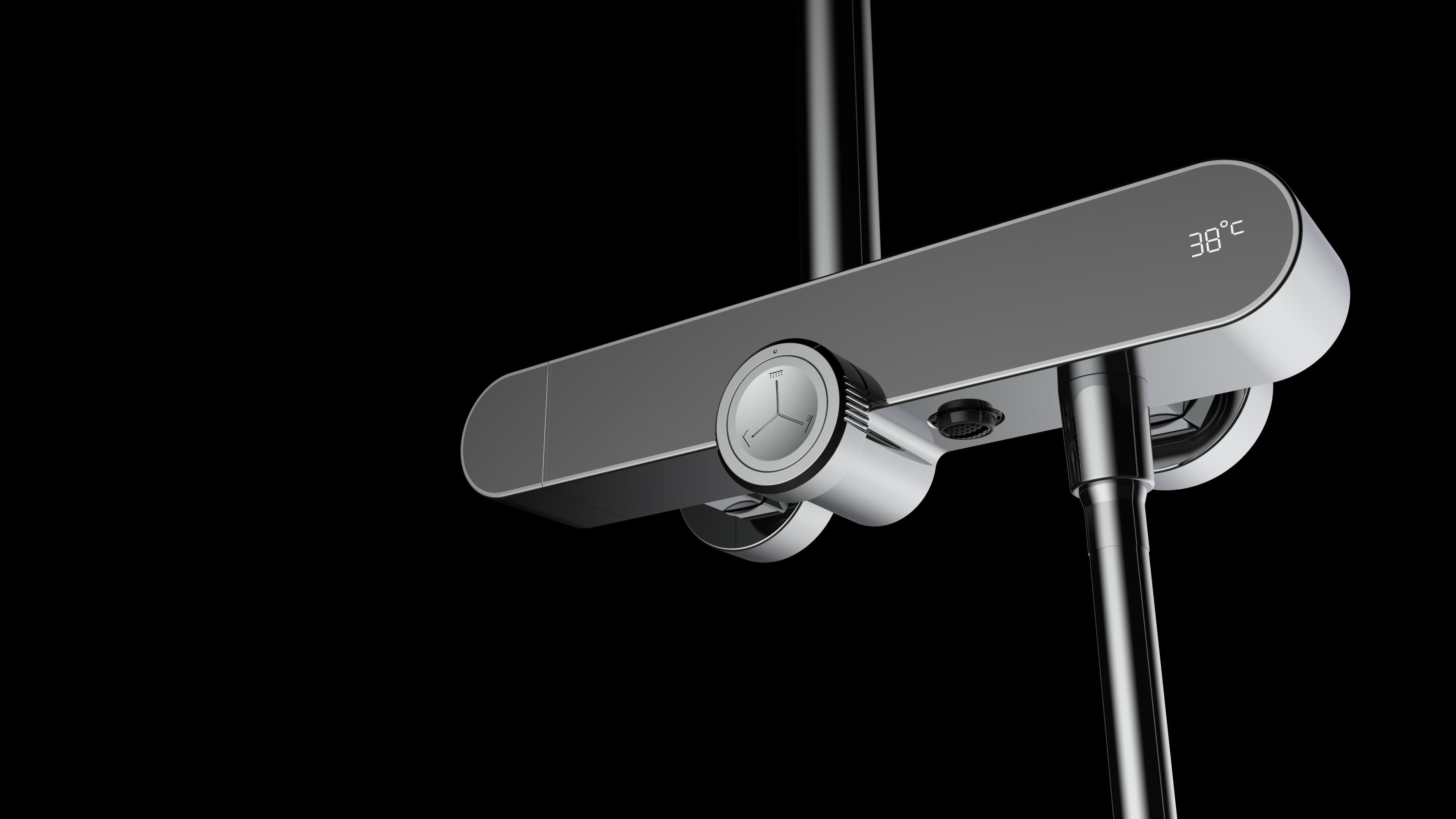 Temperature display, simple shape，