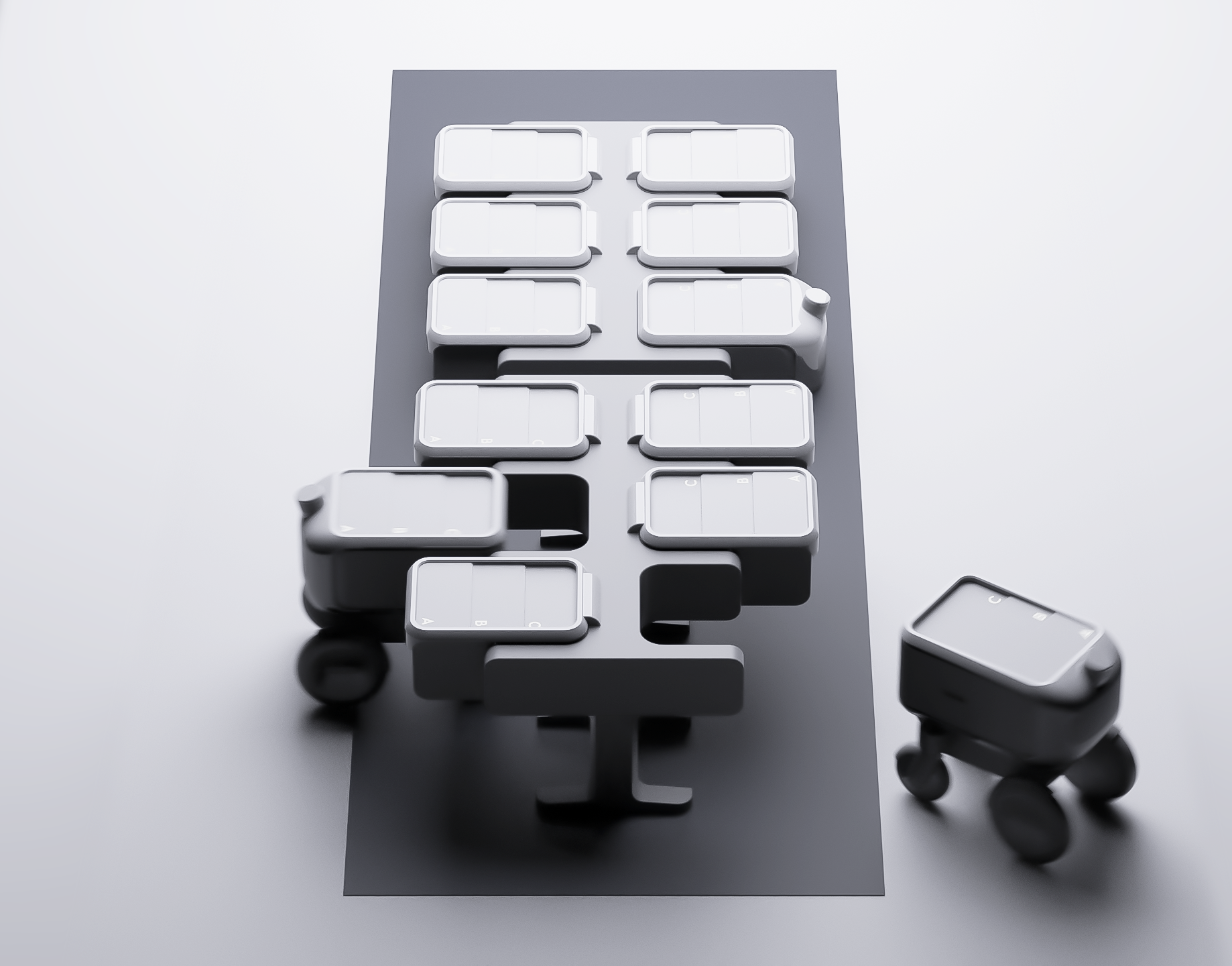 robot，industrial design，product design，Unmanned distribution，science and technology，Service robot，Design Exploration，Design process，