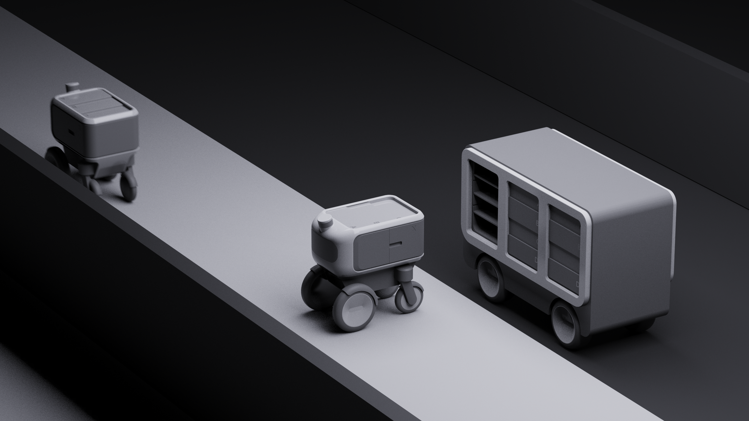 robot，industrial design，product design，Unmanned distribution，science and technology，Service robot，Design Exploration，Design process，