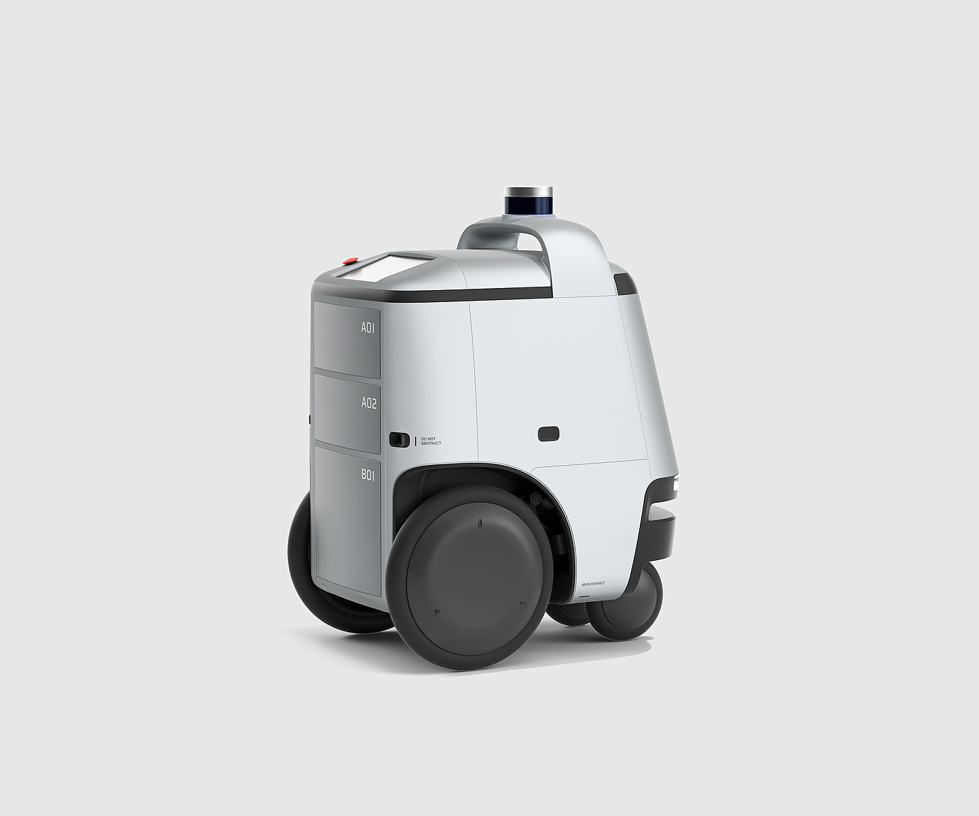 robot，industrial design，product design，Unmanned distribution，science and technology，Service robot，Design Exploration，Design process，