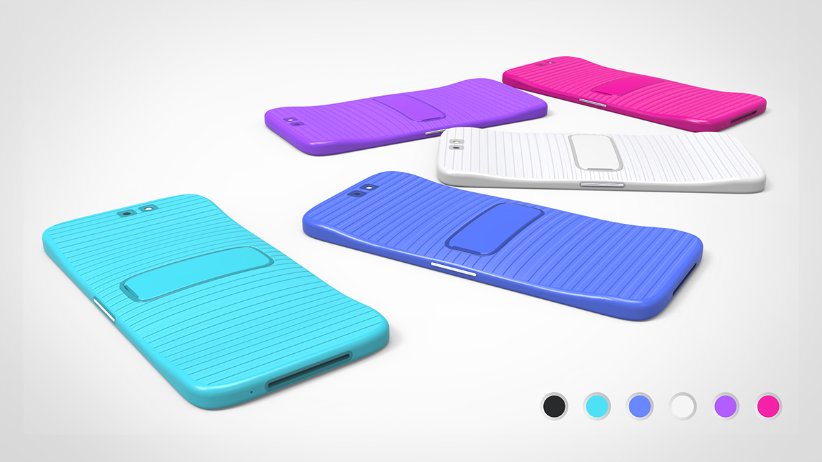 Intelligent mobile phone，Bendable，New performance mobile phone，industrial design，Convertible mobile phone，