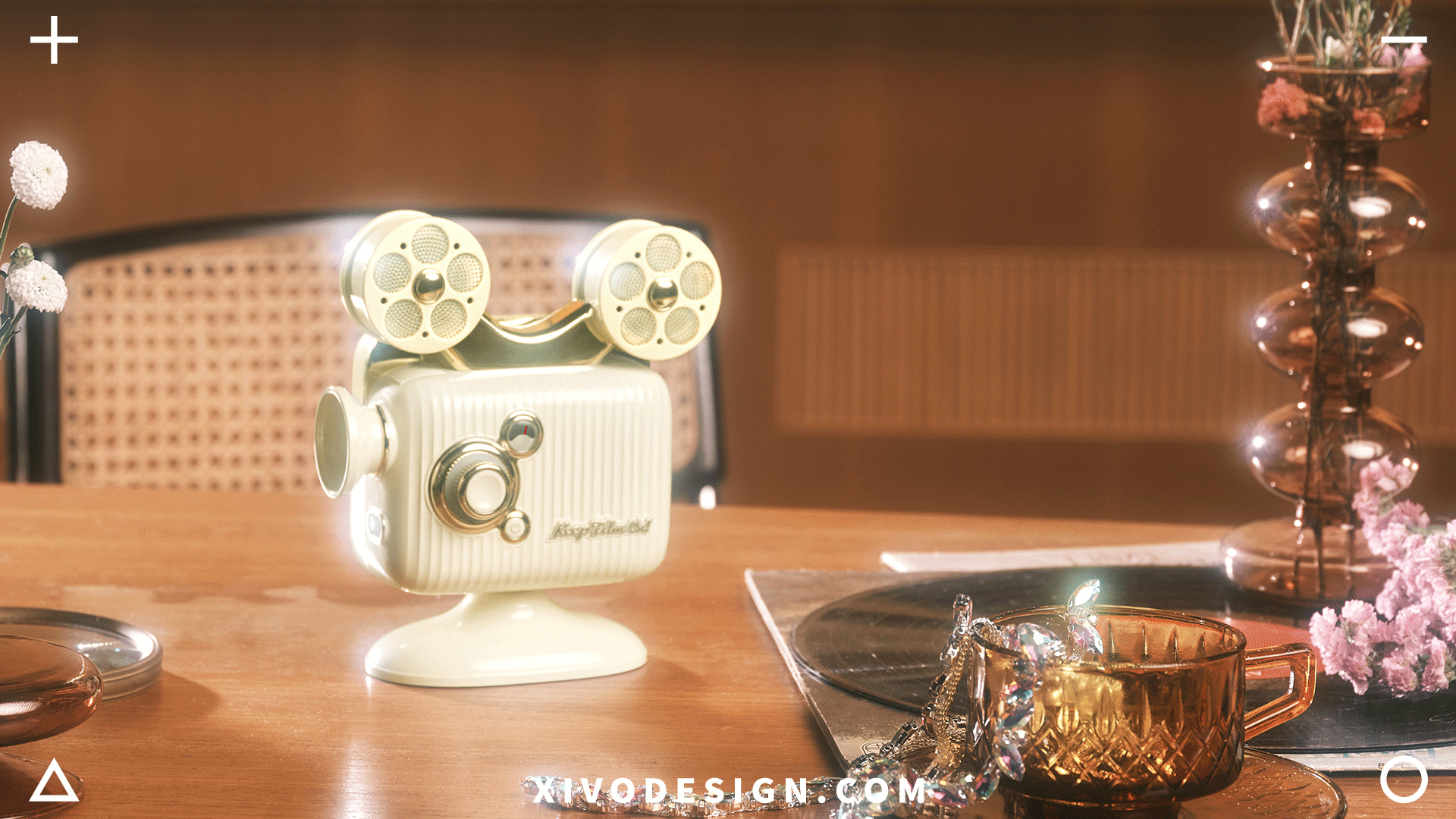 Projector，Elvis Presley，Retro，salute，trend，esthetics，delicate，Life attitude，