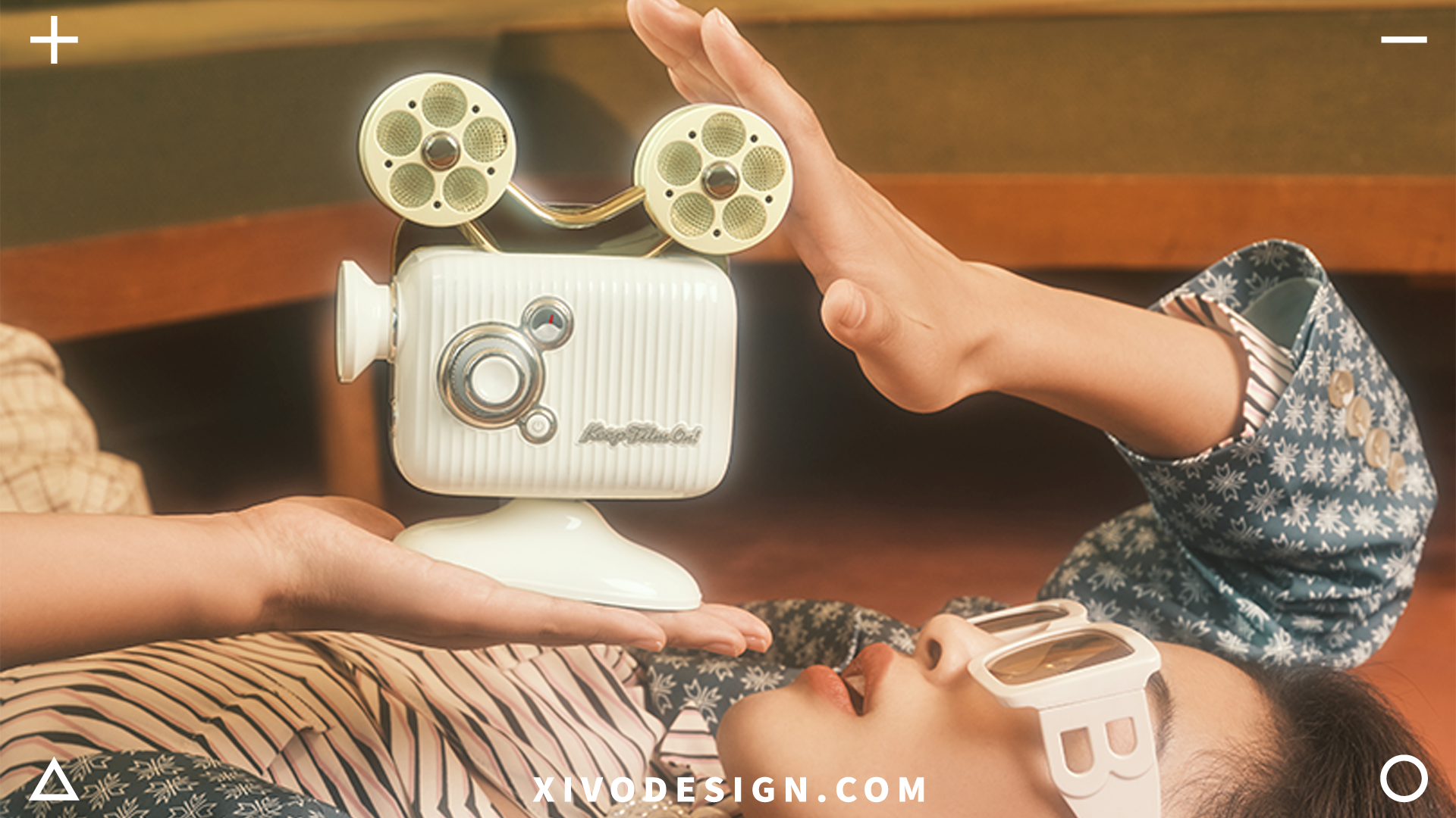 Projector，Elvis Presley，Retro，salute，trend，esthetics，delicate，Life attitude，