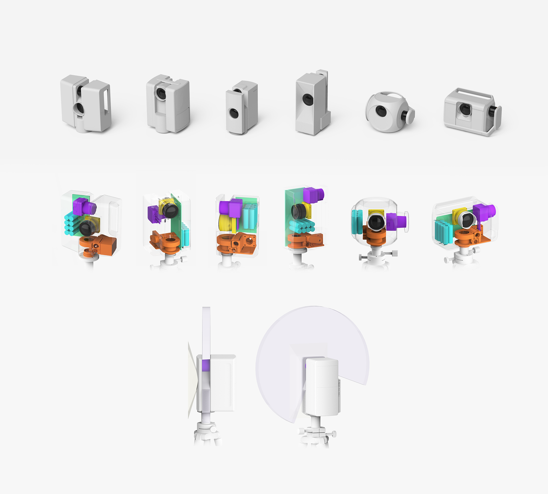 industrial design，vr，Panoramic camera，Scanner，