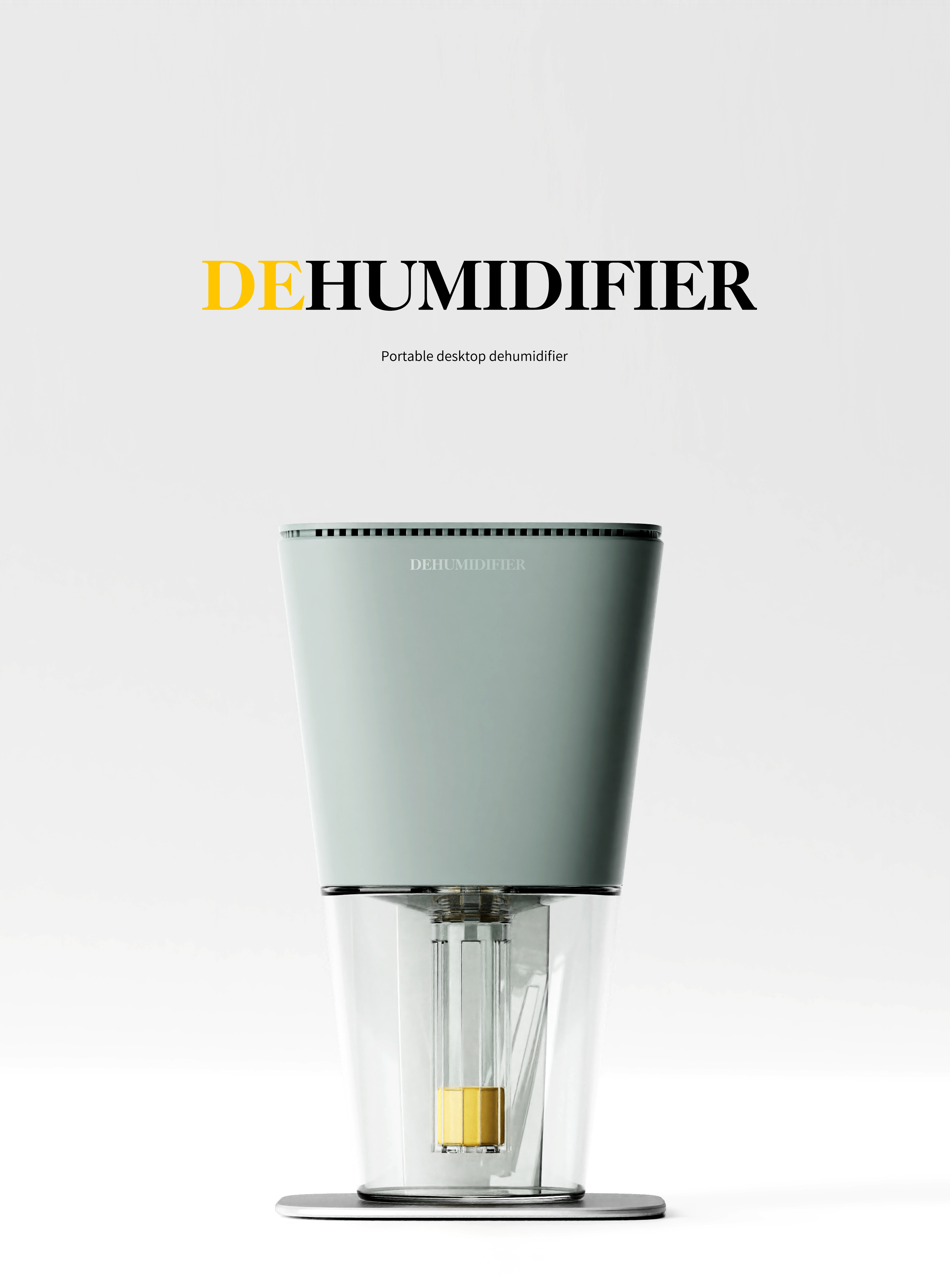 dehumidifier，light，aluminium alloy，funnel，desktop，Wang Duoyu，