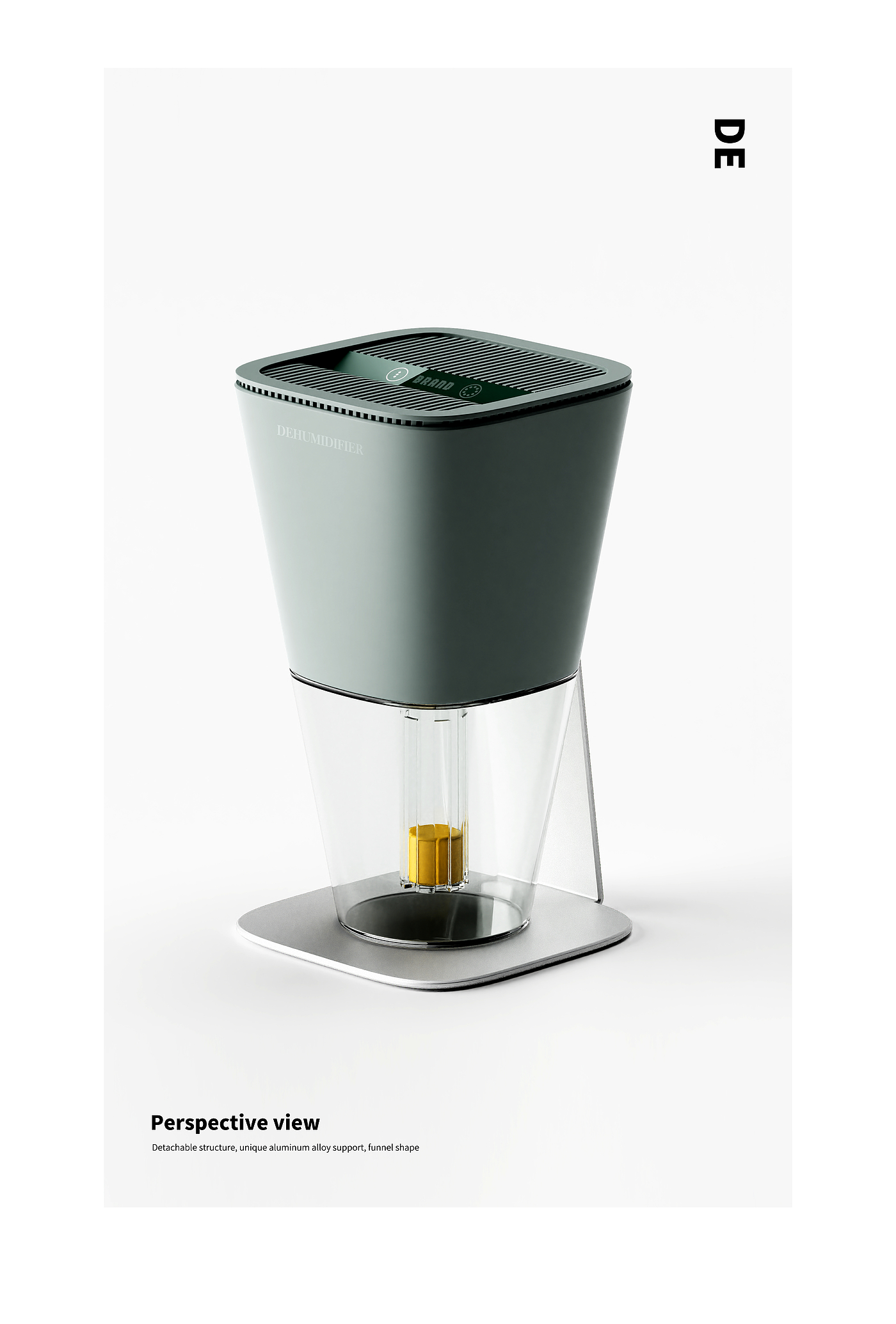 dehumidifier，light，aluminium alloy，funnel，desktop，Wang Duoyu，