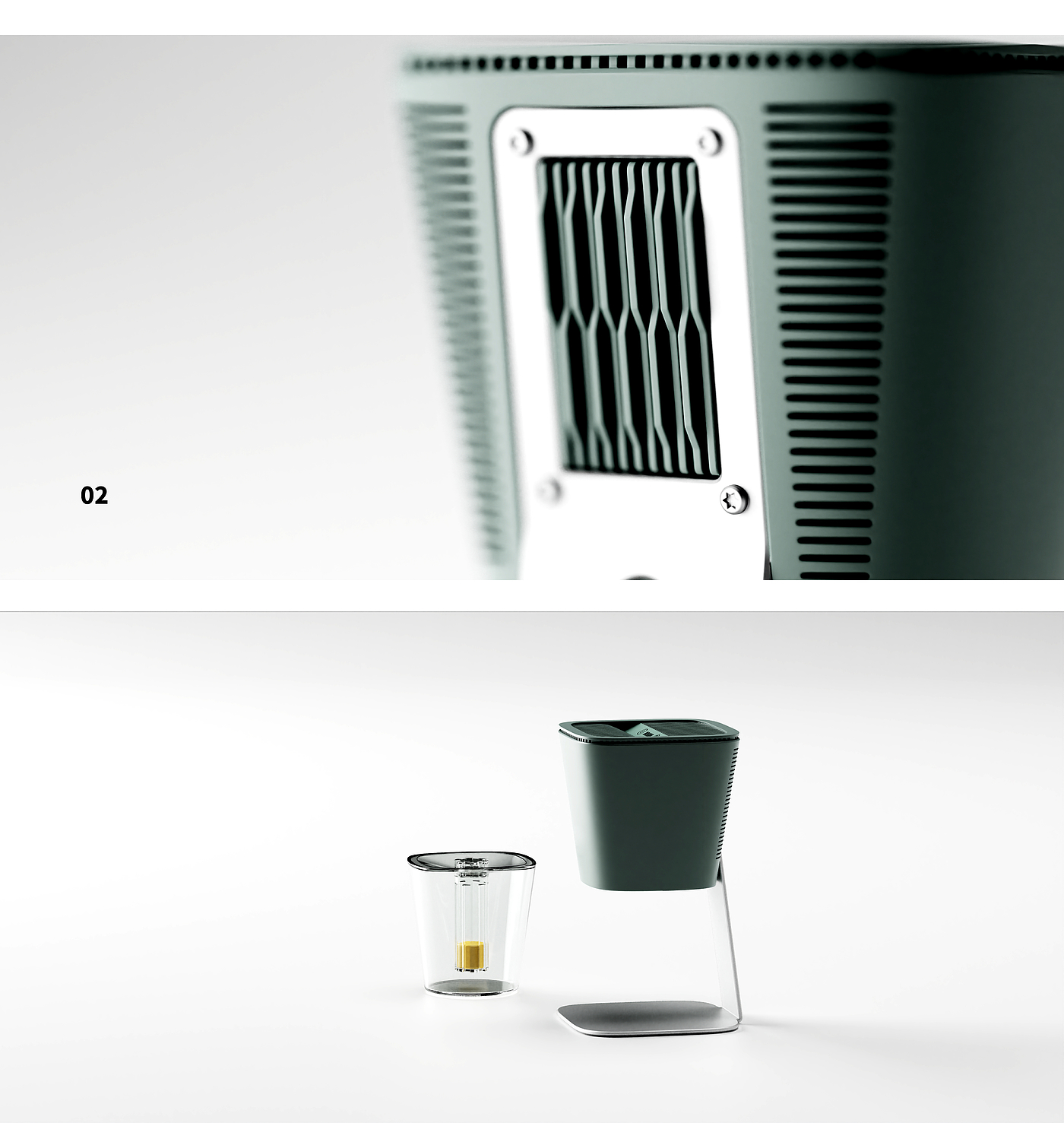 dehumidifier，light，aluminium alloy，funnel，desktop，Wang Duoyu，