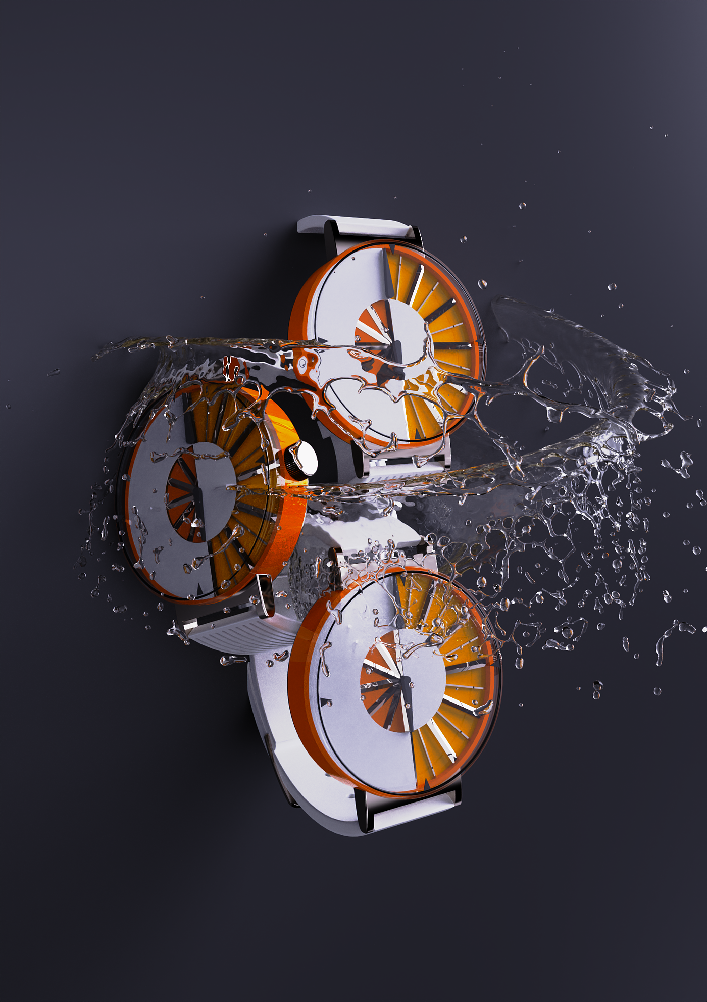 Watch design，Interesting design，Chinese style，