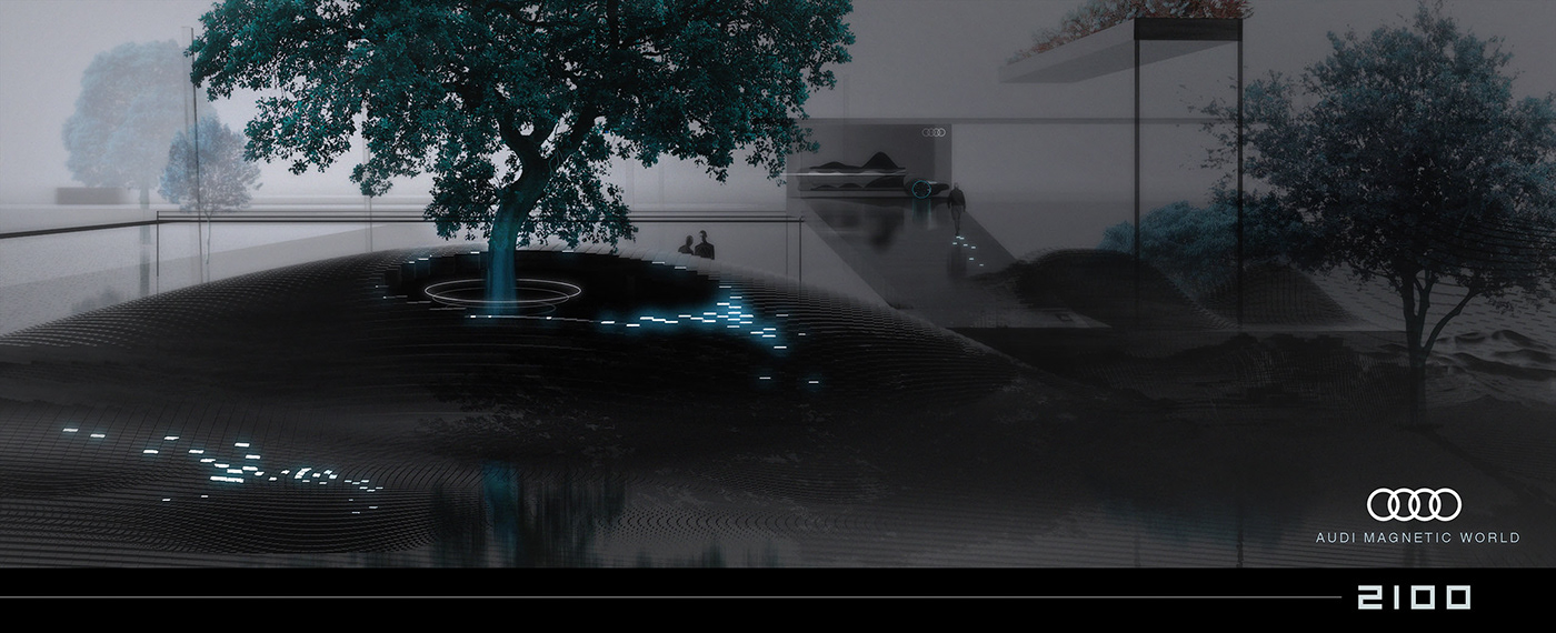 audi，black，conceptual design，Automobile design，