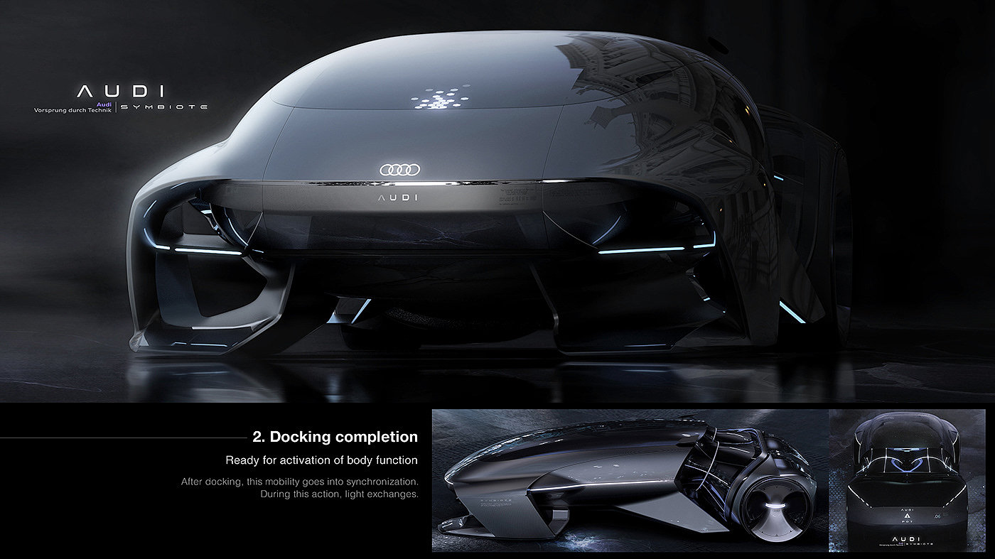 audi，black，conceptual design，Automobile design，