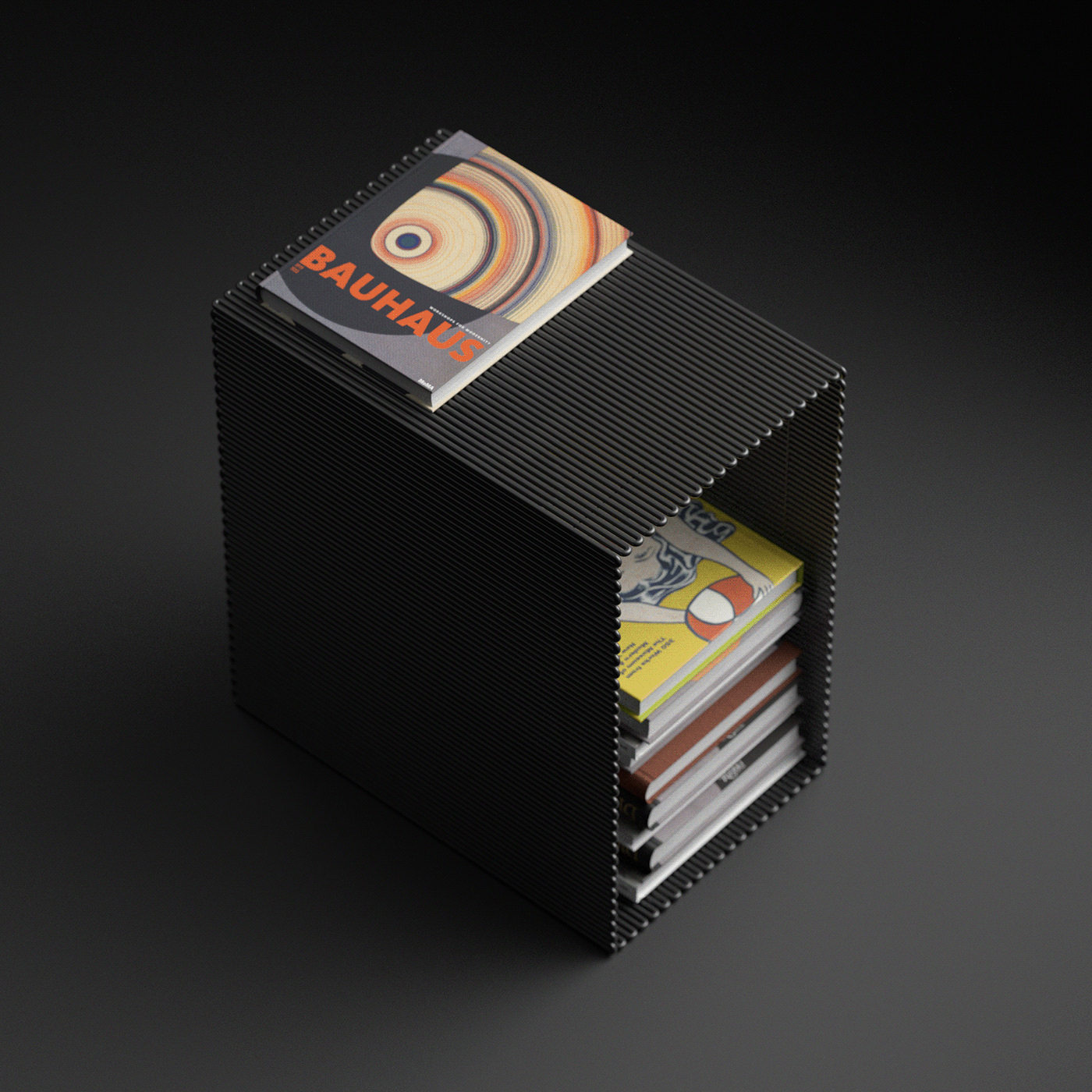 Table，Metal，black，Bookcase，