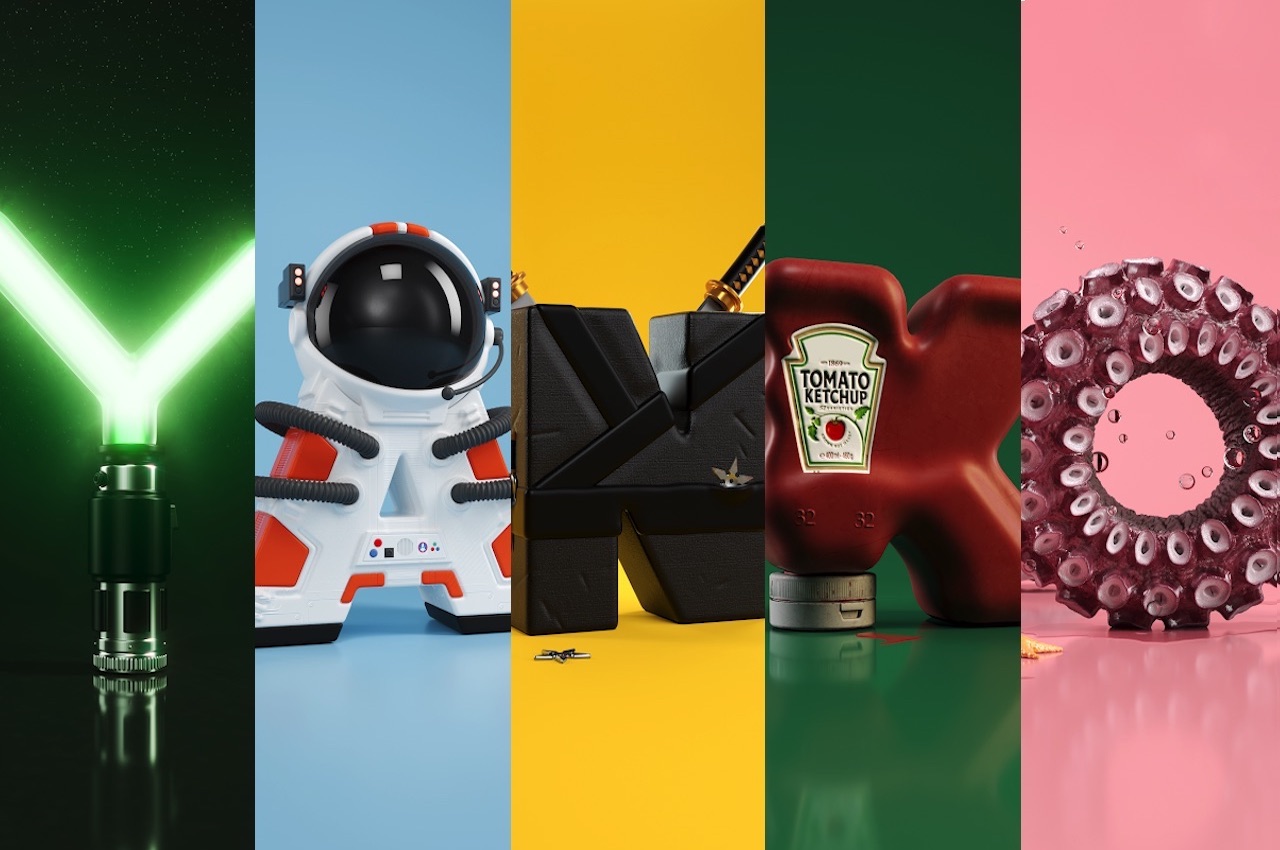 NFT，Virtual currency，letter，3d，