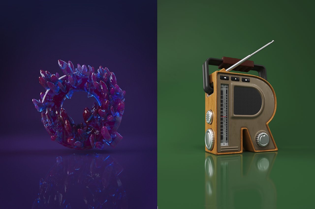 NFT，Virtual currency，letter，3d，