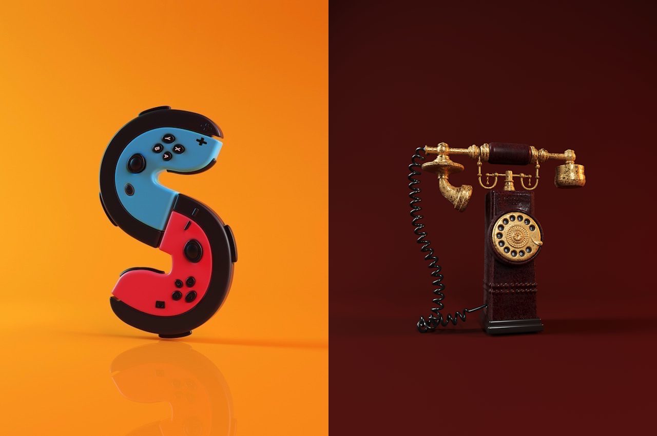 NFT，Virtual currency，letter，3d，