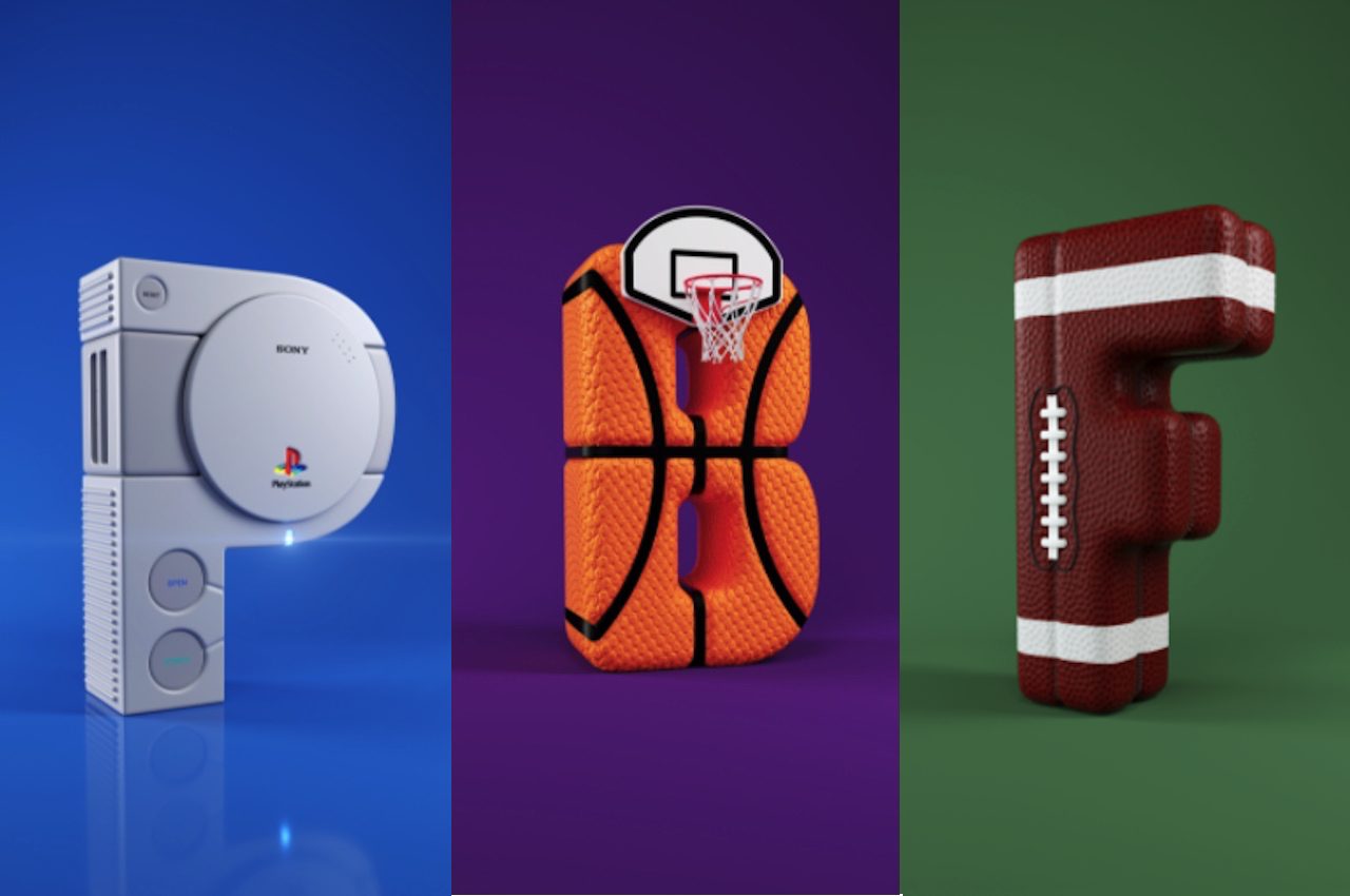 NFT，Virtual currency，letter，3d，