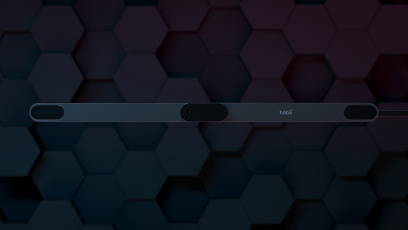 Tobii，conceptual design，Render，Eye movement instrument，sensor，