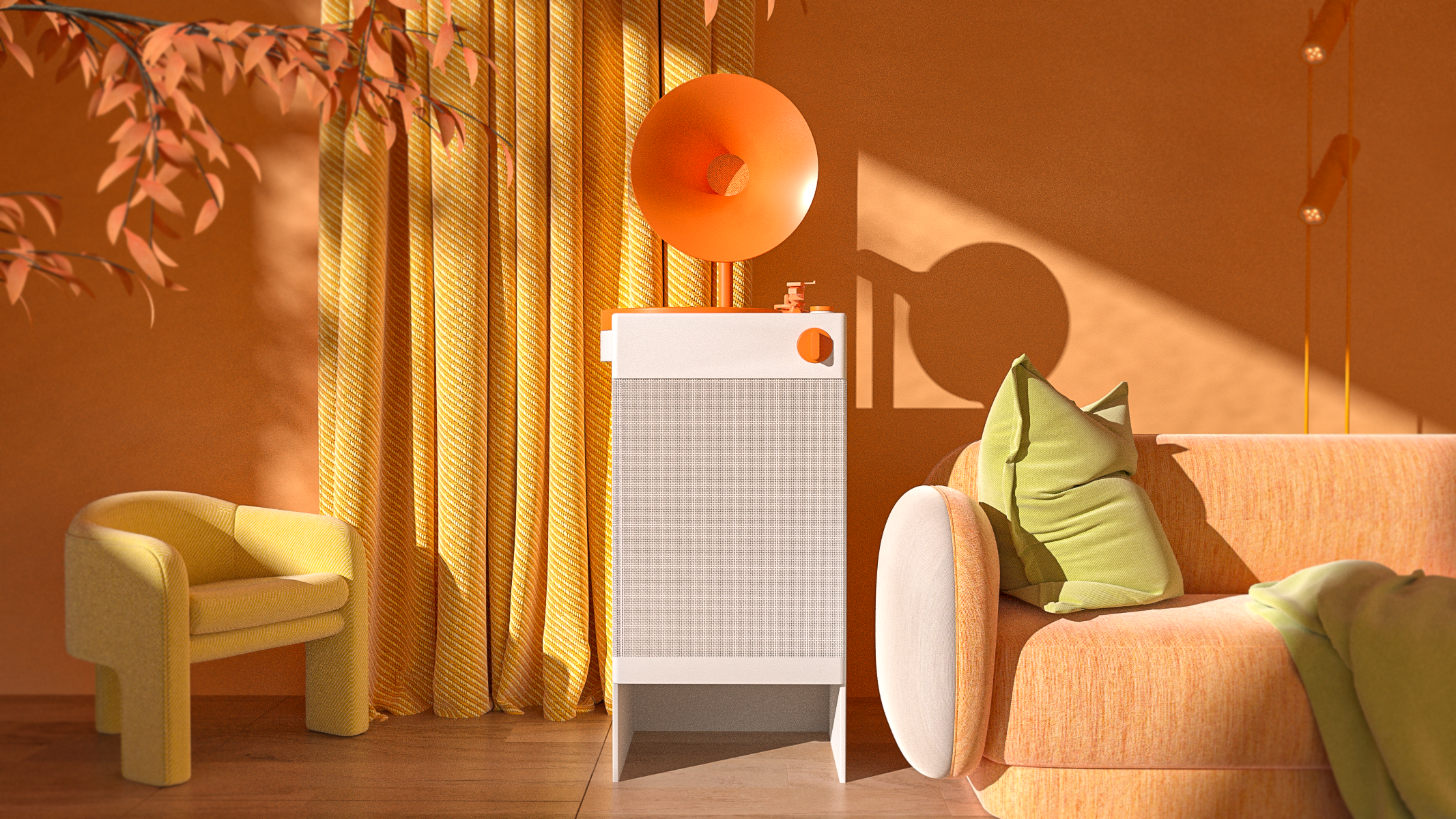 industrial design，Product appearance design，electronic product，Simple design，Record player design，Music Design，