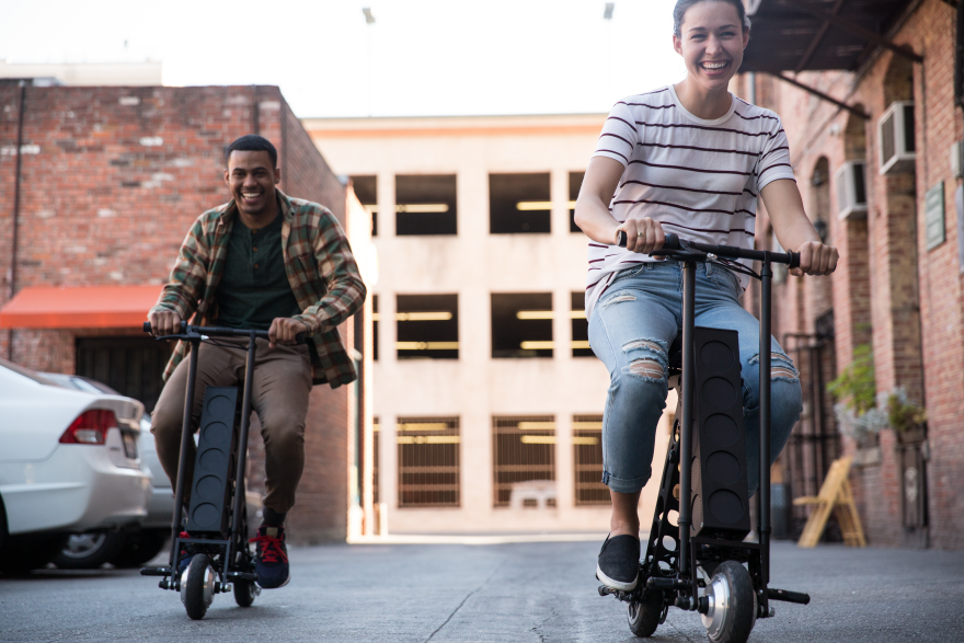 Folding electric vehicle，URB-E，vehicle，2016 Core77，