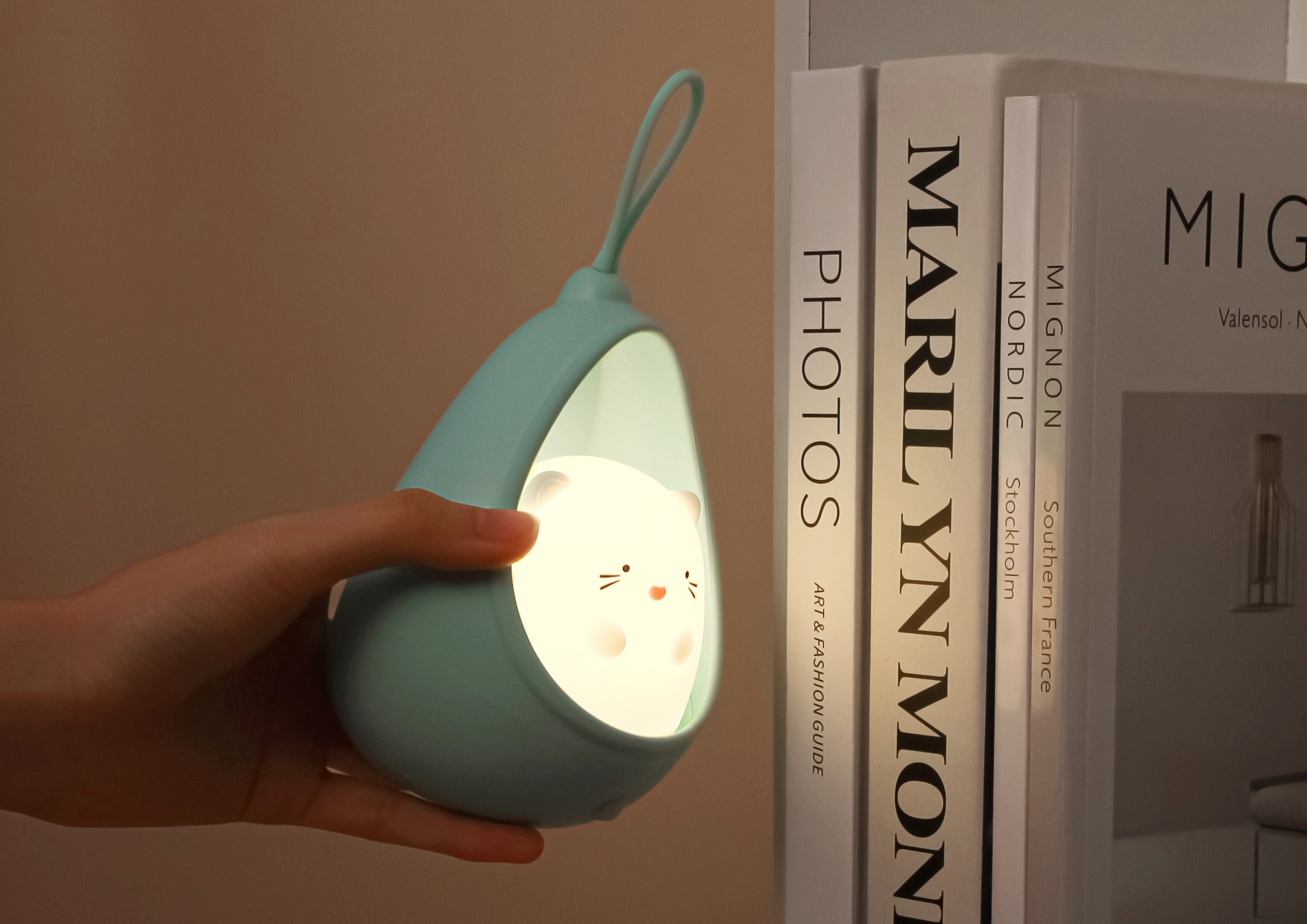 Cute pet，Induction，Night light，Wall lamp，