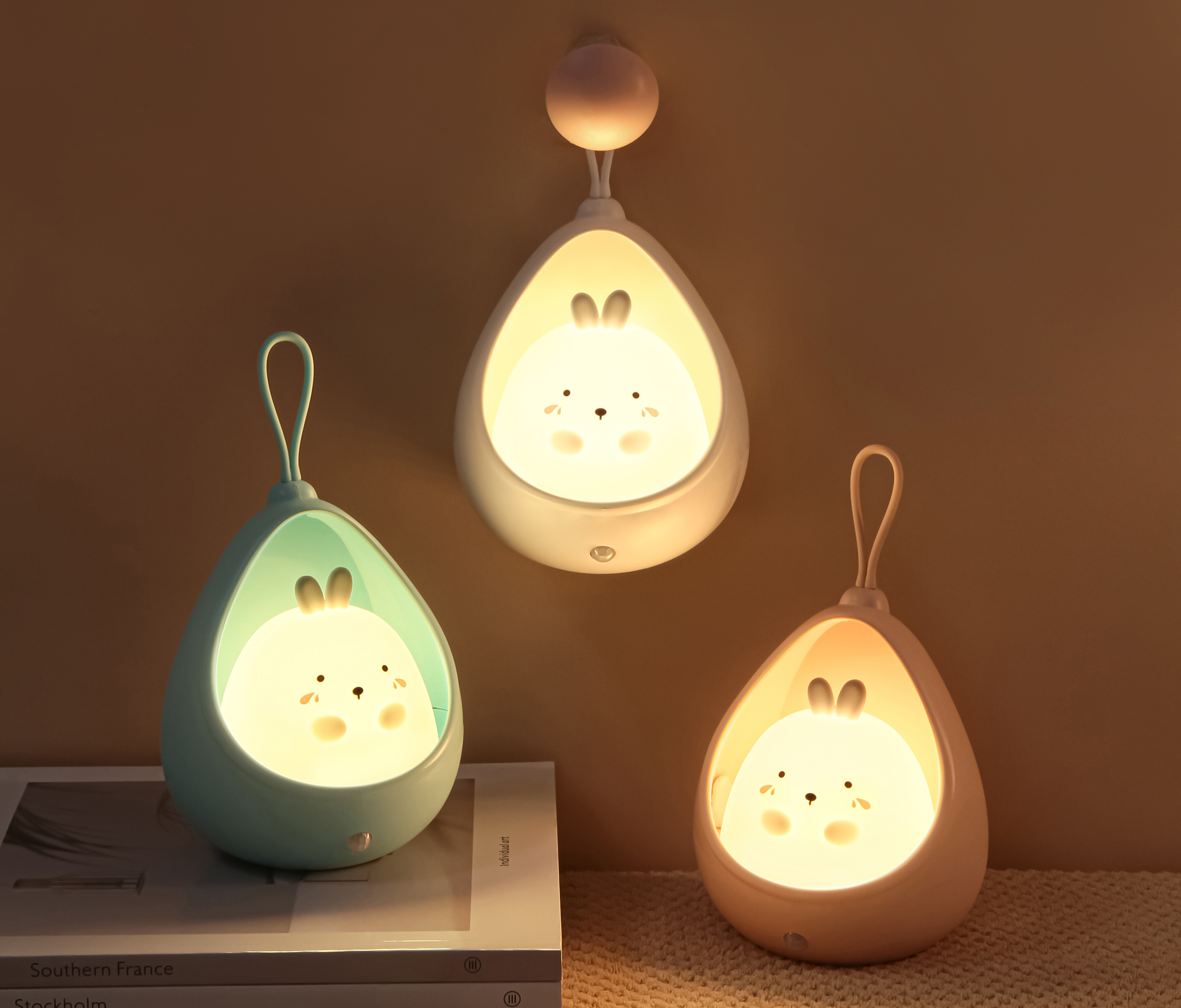 Cute pet，Induction，Night light，Wall lamp，