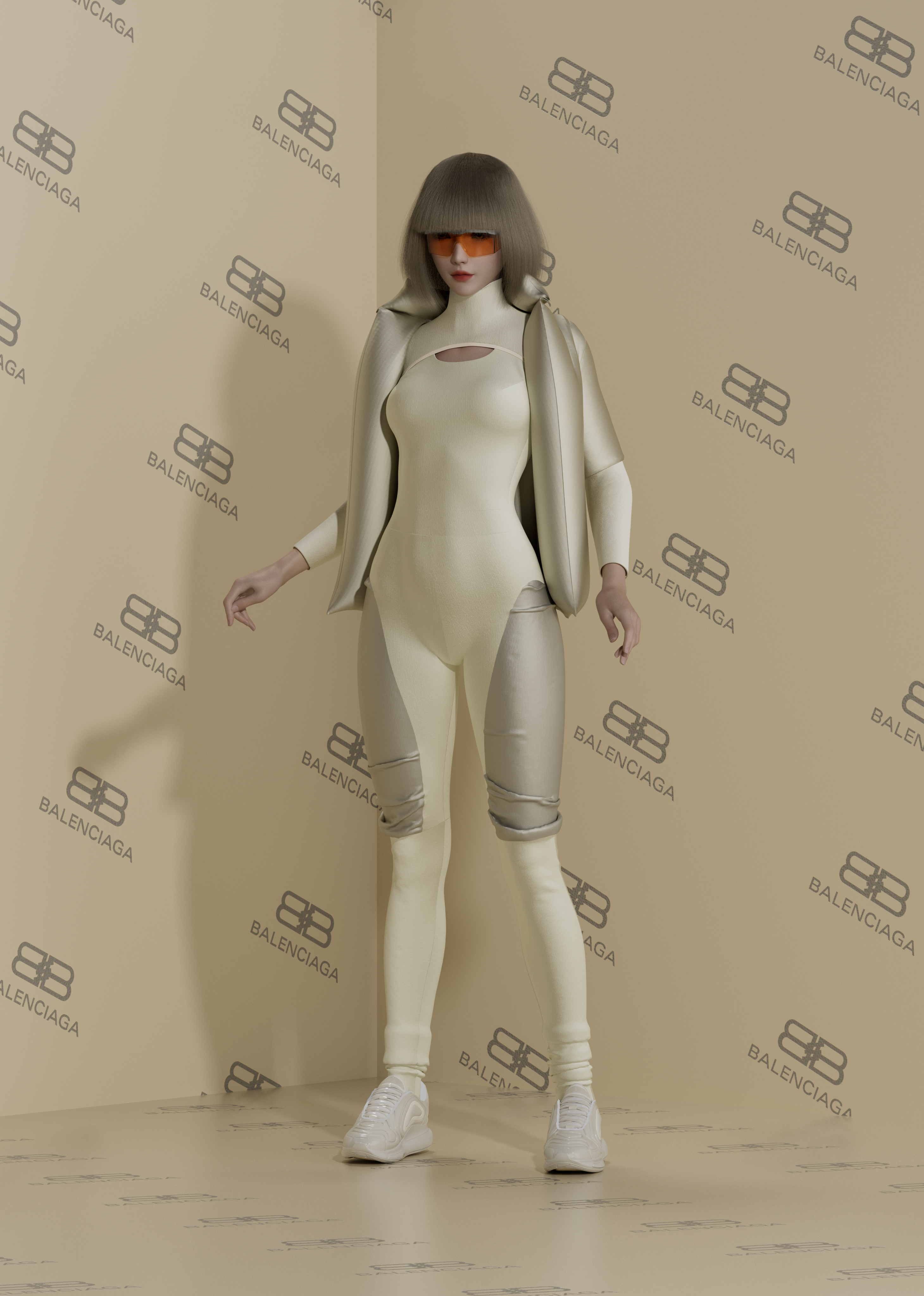 c4d，Mission Runway，Redshift，Render，modeling，