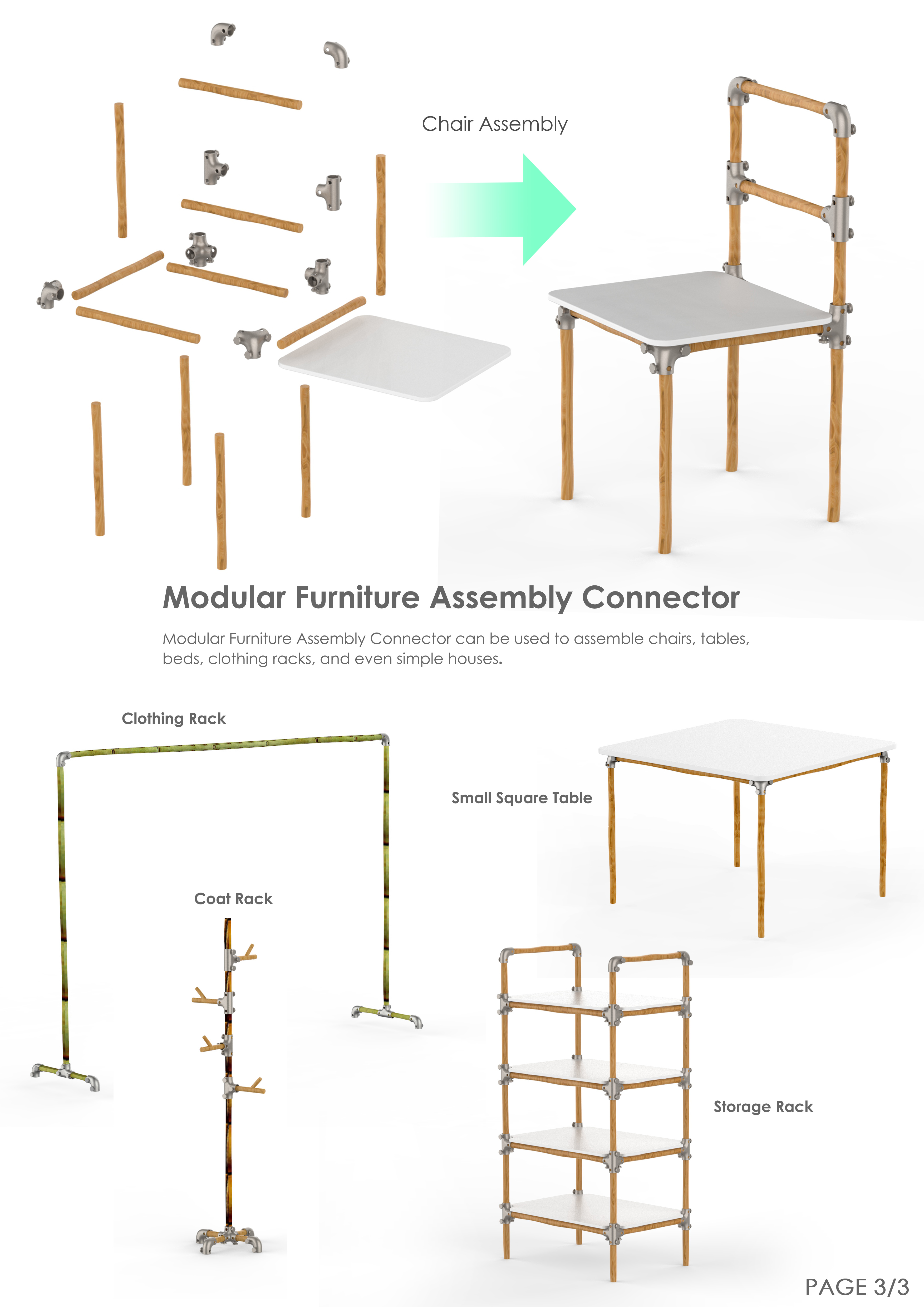 modularization，diy，environment protection，