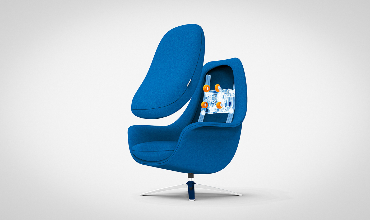 furniture，furniture design ，industrial design，product design，Massage chair，