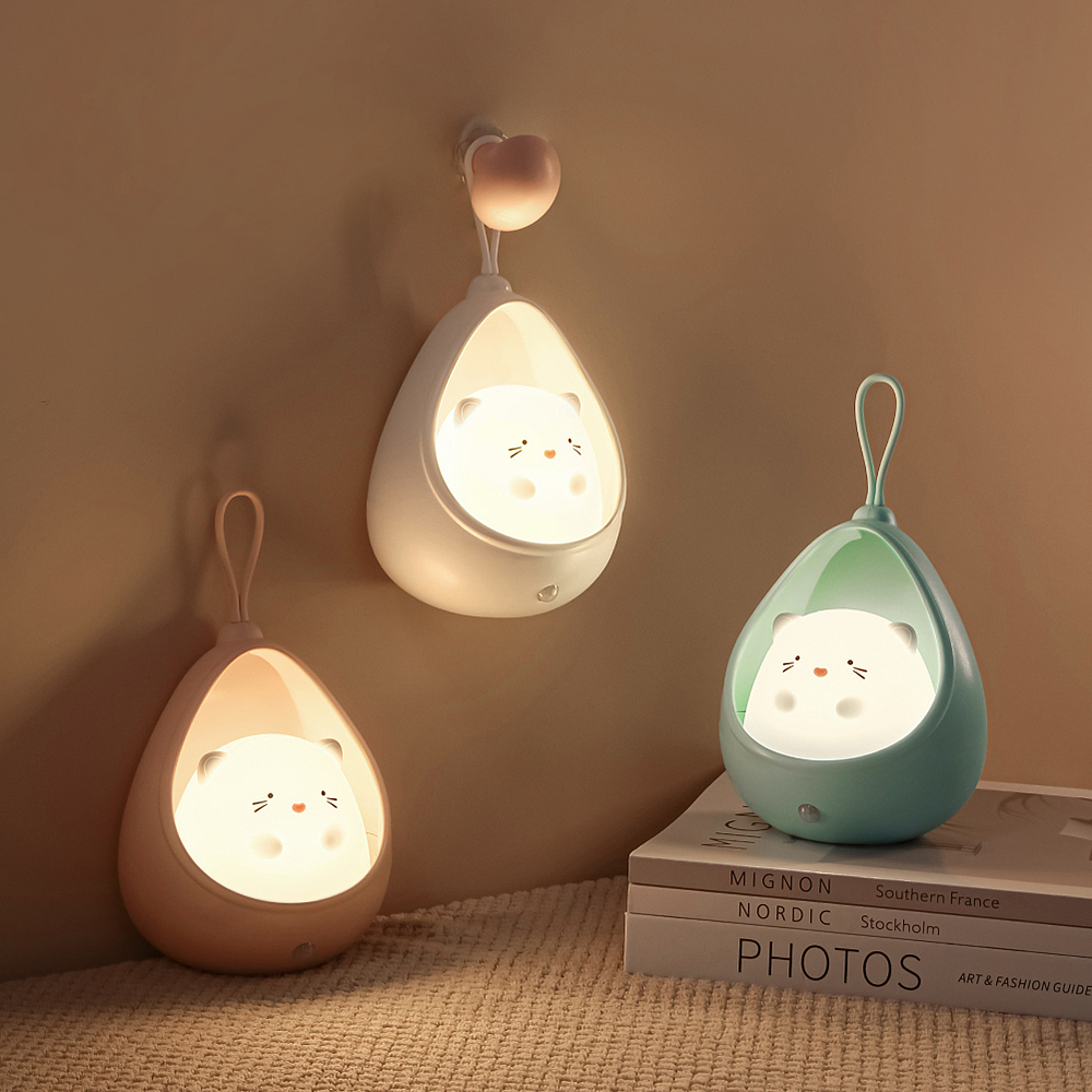 Cute pet，Induction，Night light，Wall lamp，