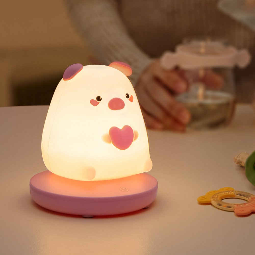 Cute pet，Silicone night light，