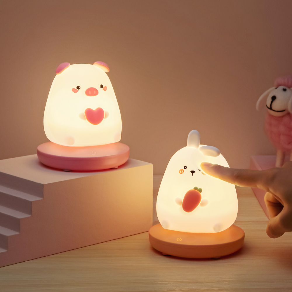 Cute pet，Silicone night light，