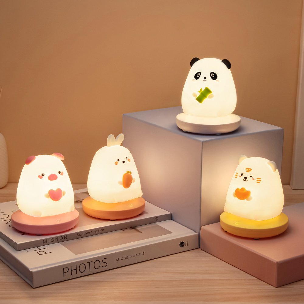 Cute pet，Silicone night light，