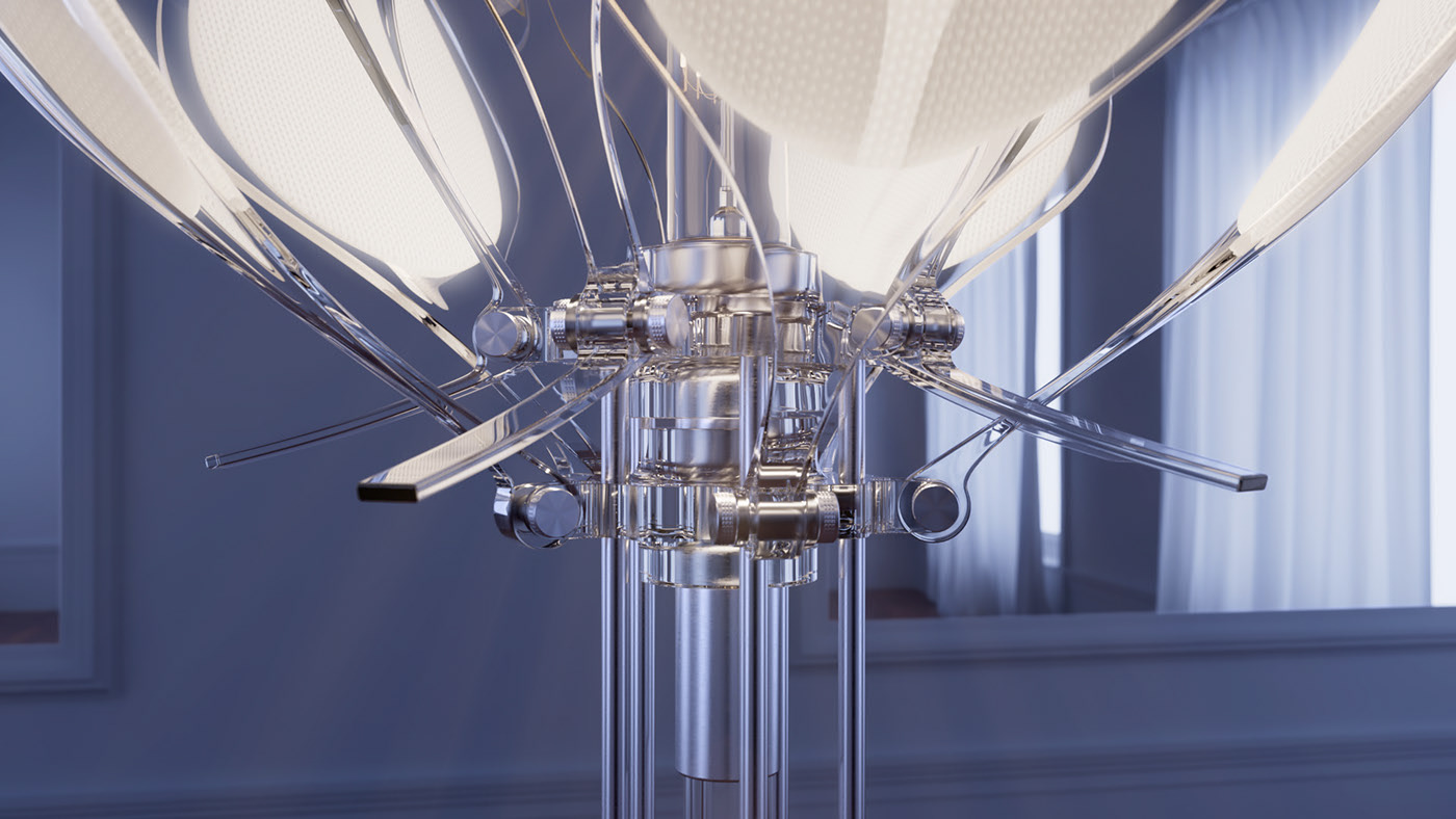 Lamp design，luxurious，3D animation，Optical products，