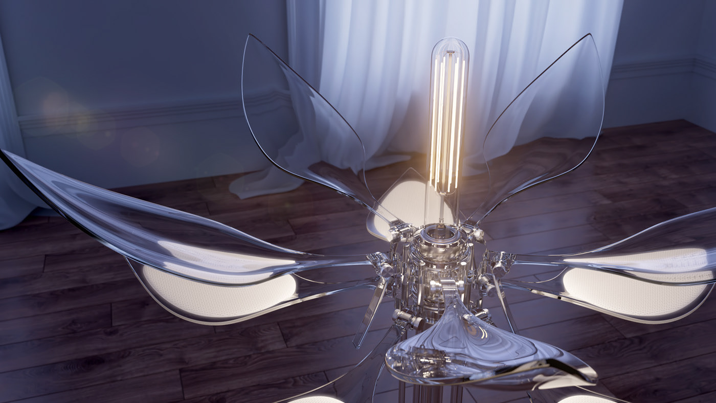 Lamp design，luxurious，3D animation，Optical products，