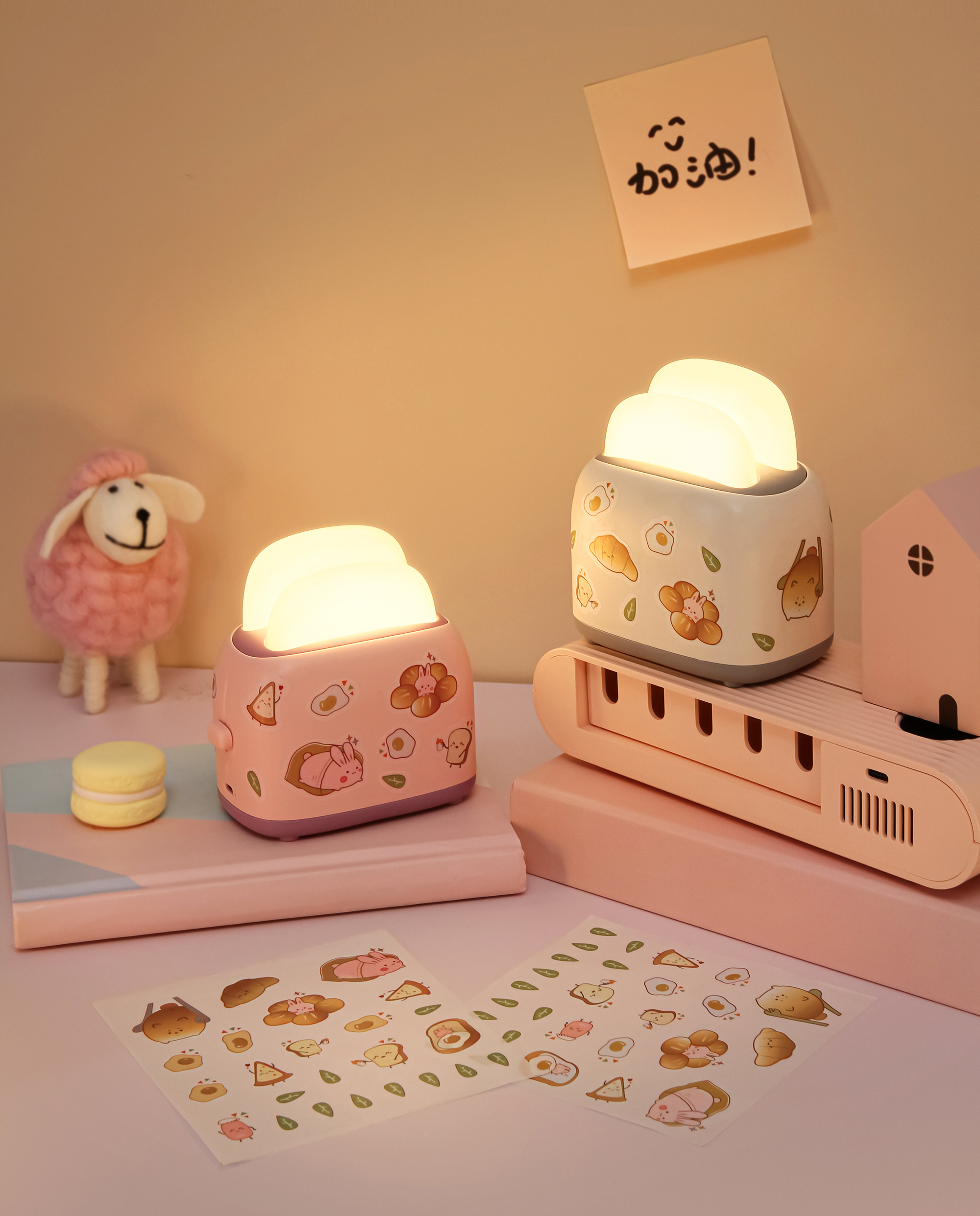 bionics，Night light，DIY sticker，