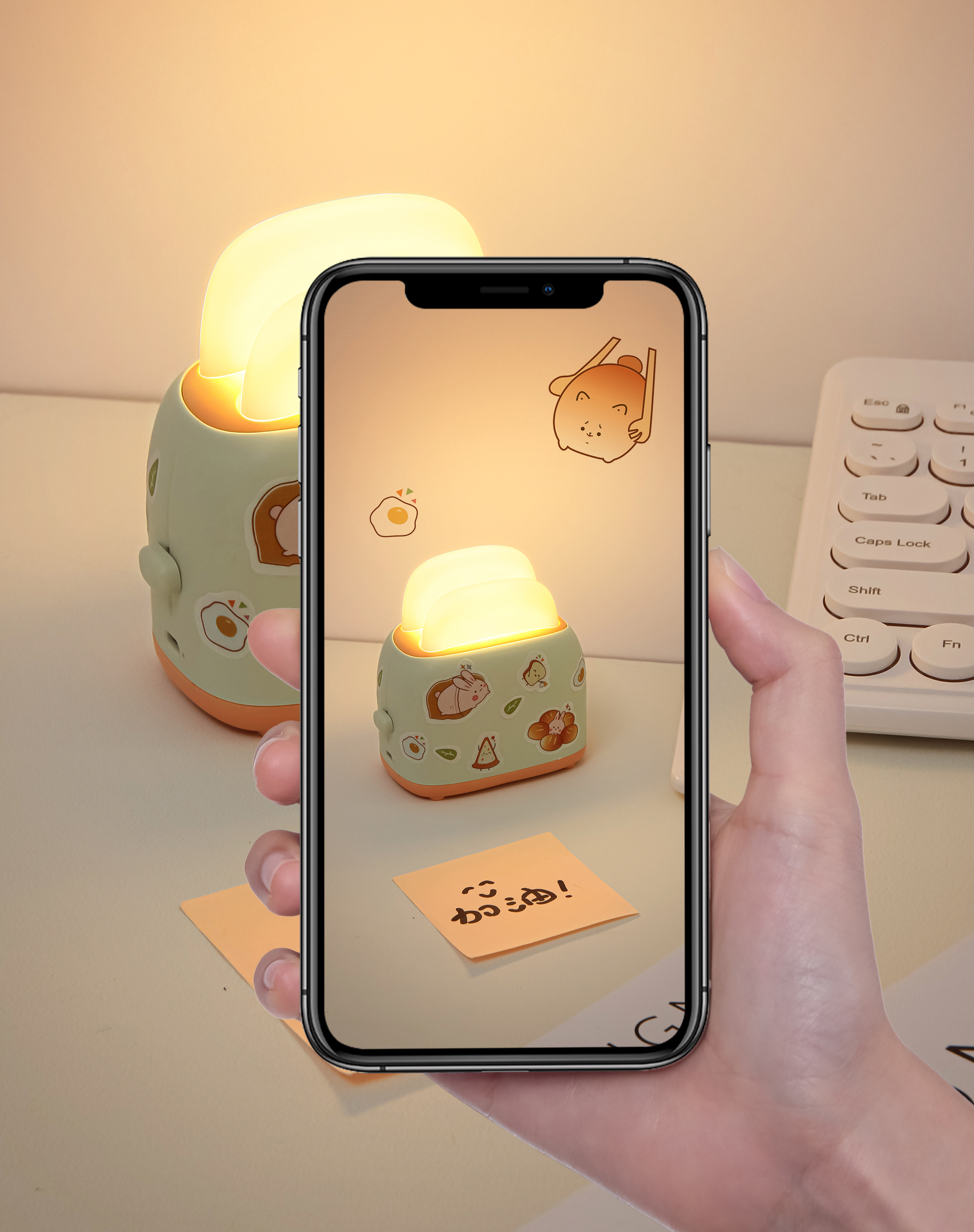 bionics，Night light，DIY sticker，