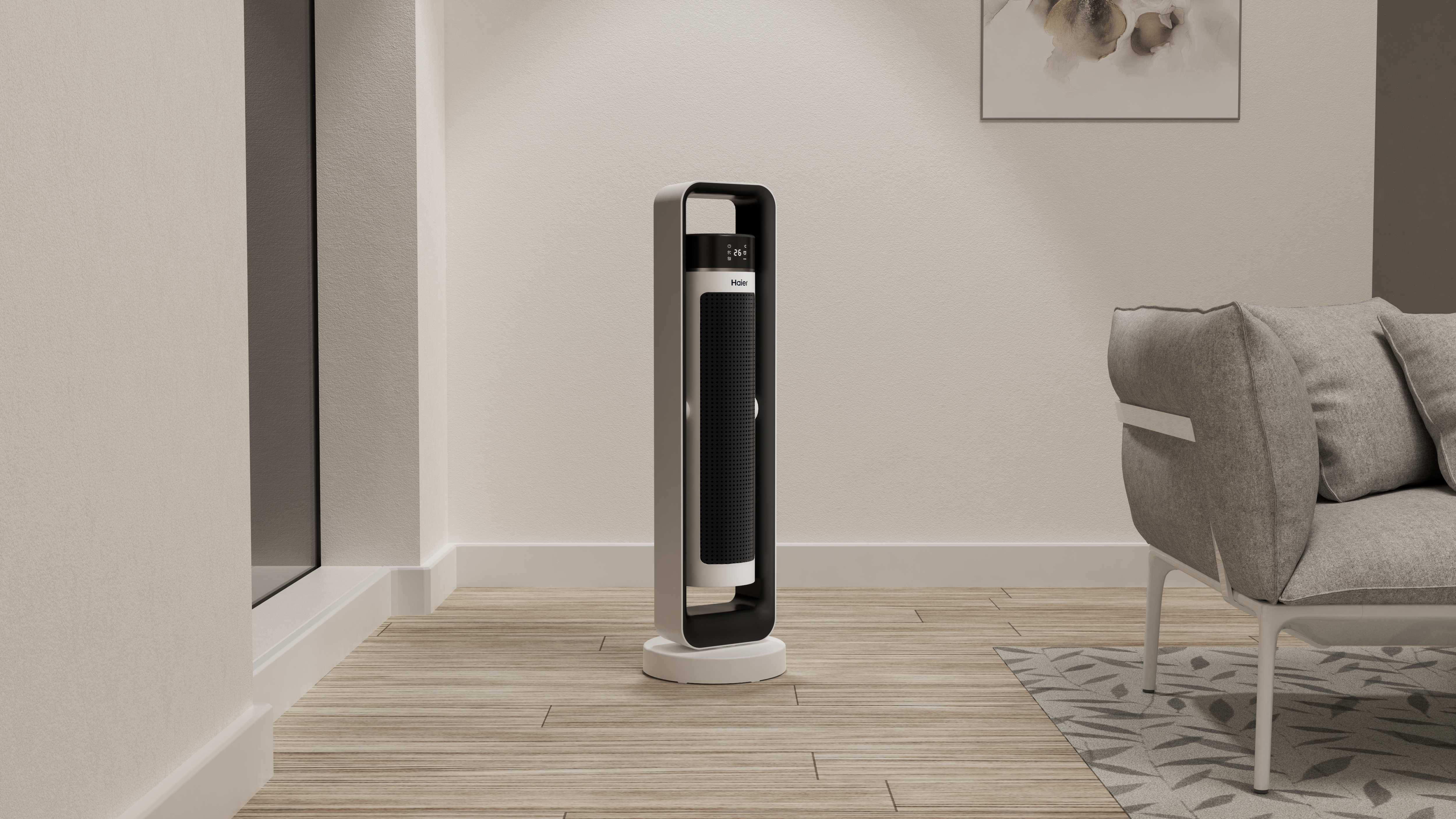 Heater，Air heater，Home appliance design，Appearance design，sense of modernity，simple style ，an electric appliance，Household Electric Appliances，