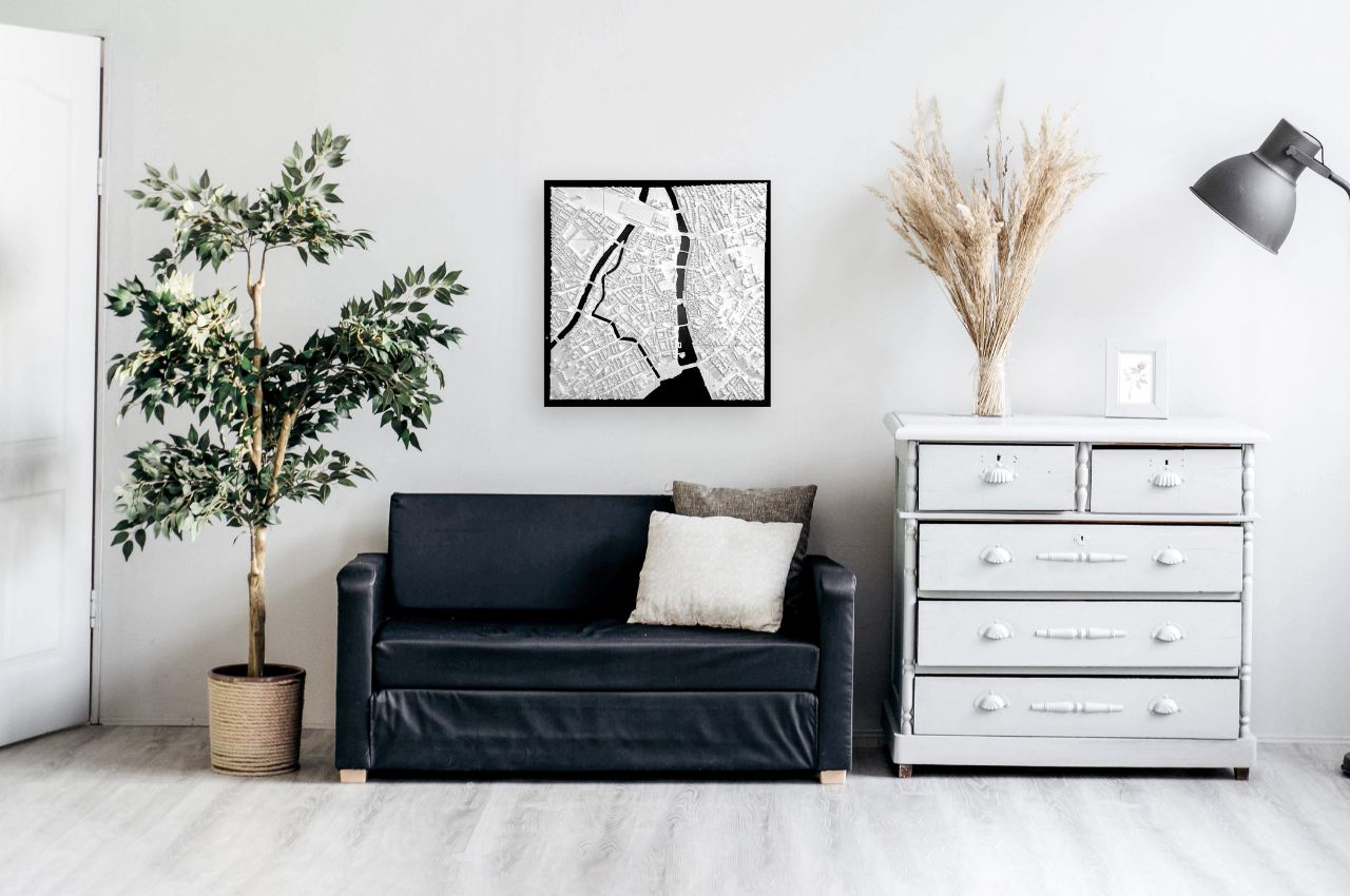 Art，Decorative style，Mirror frame，Urban Art，Model，