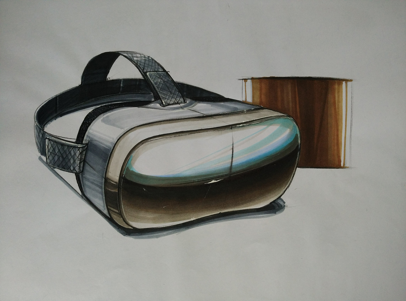 Hand drawn，marker pen，Colored lead，Quick hand drawing，Sketch，