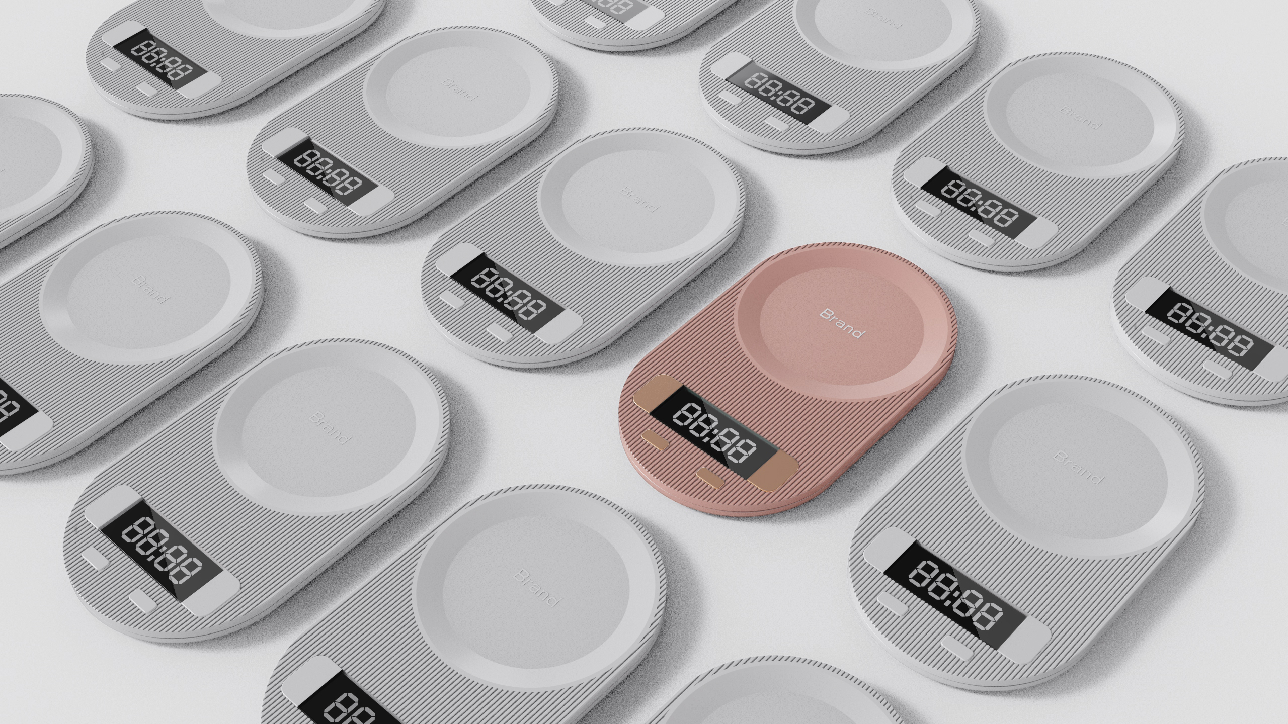 household electrical appliances，industrial design，Electronic scale，Simplicity，Appearance design，