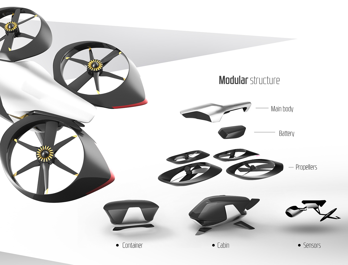 aircraft，Driverless，Passenger Drone，