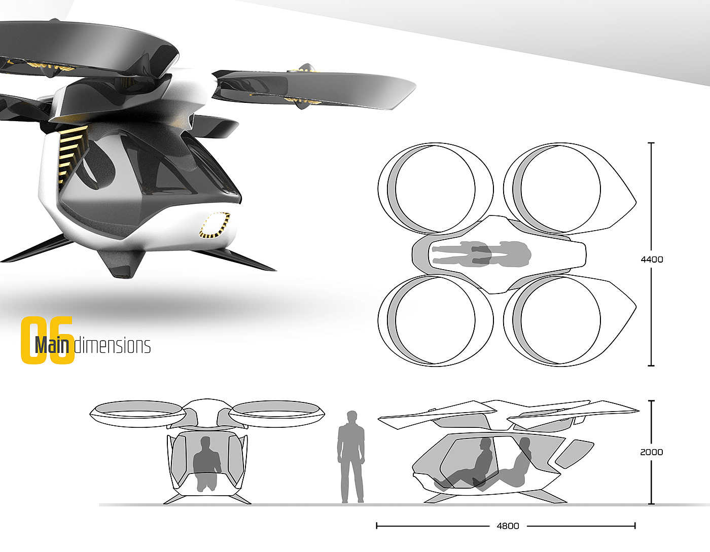 飞机，无人驾驶，Passenger Drone，