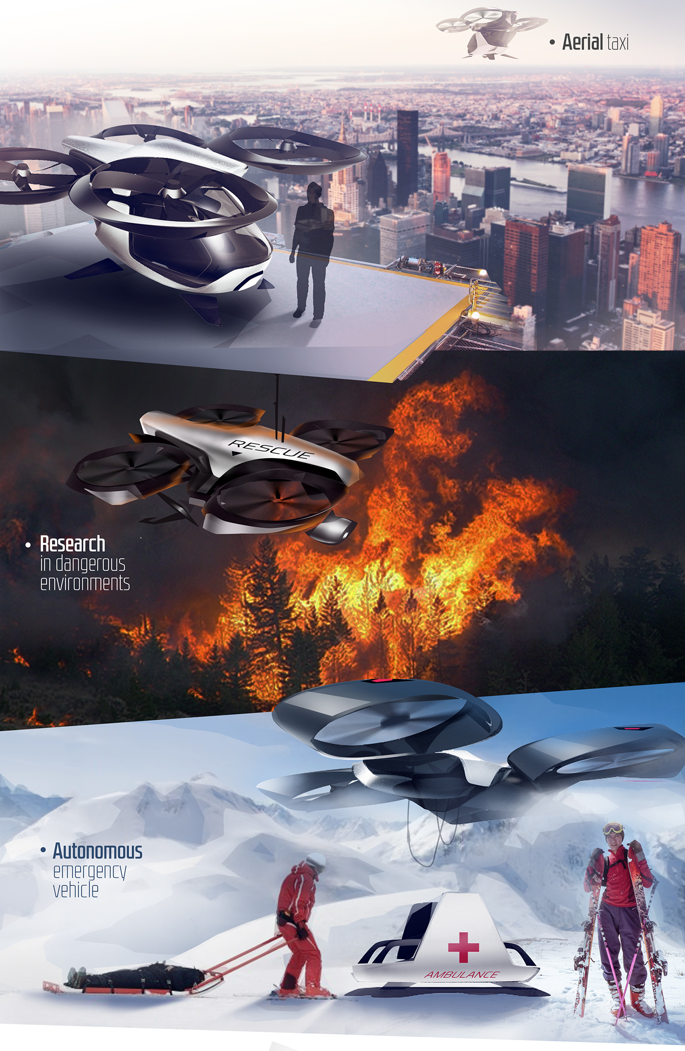 aircraft，Driverless，Passenger Drone，