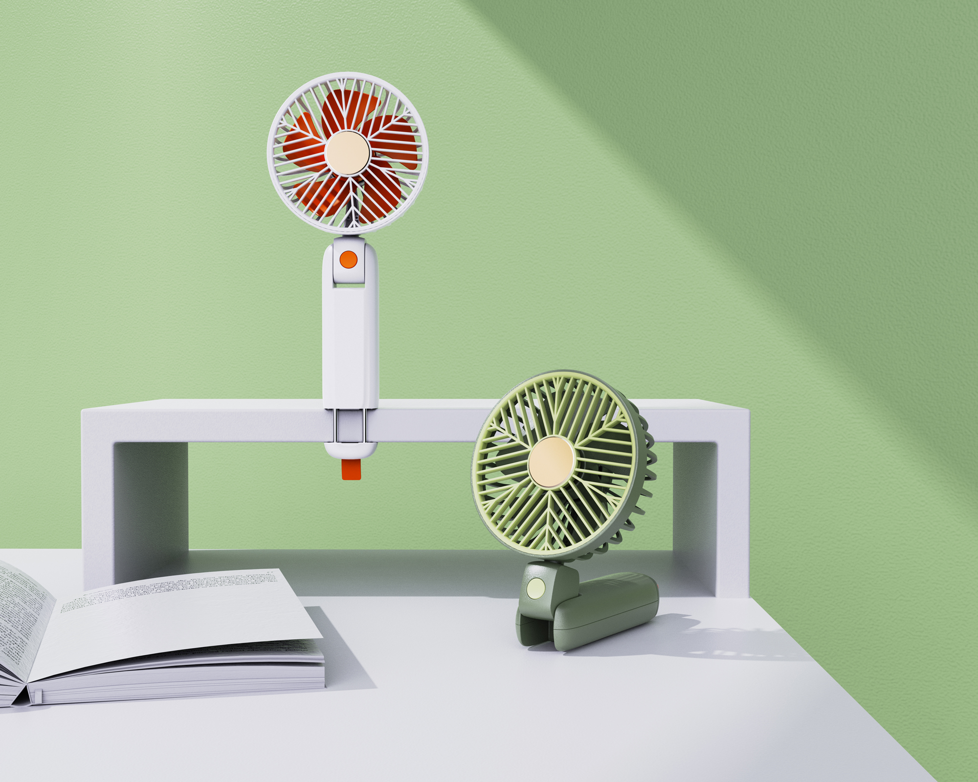 Handheld fan，Folding fan，Clip fan，Multifunctional handheld fan，