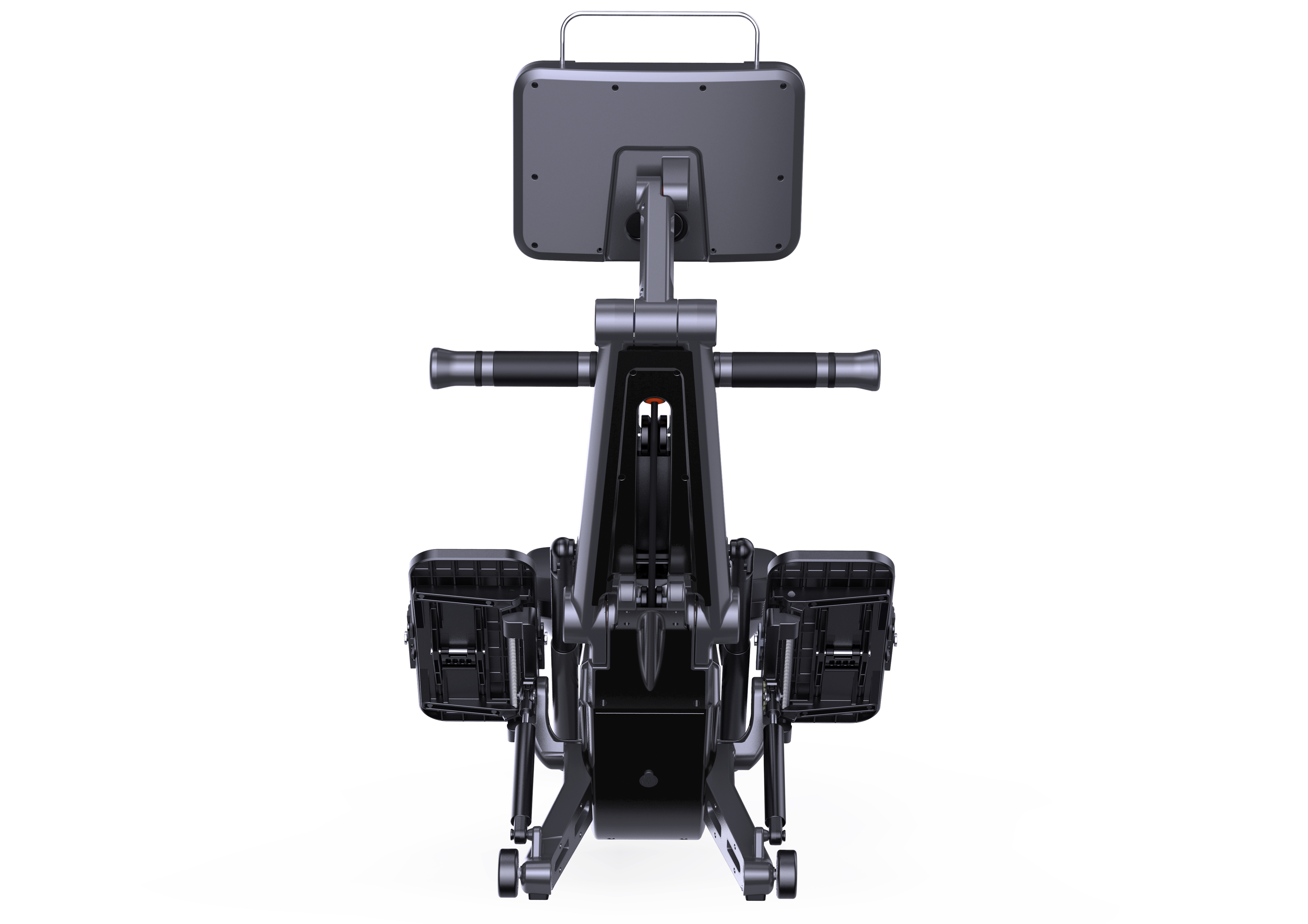 Self generating, constant resistance, fully folding rower，